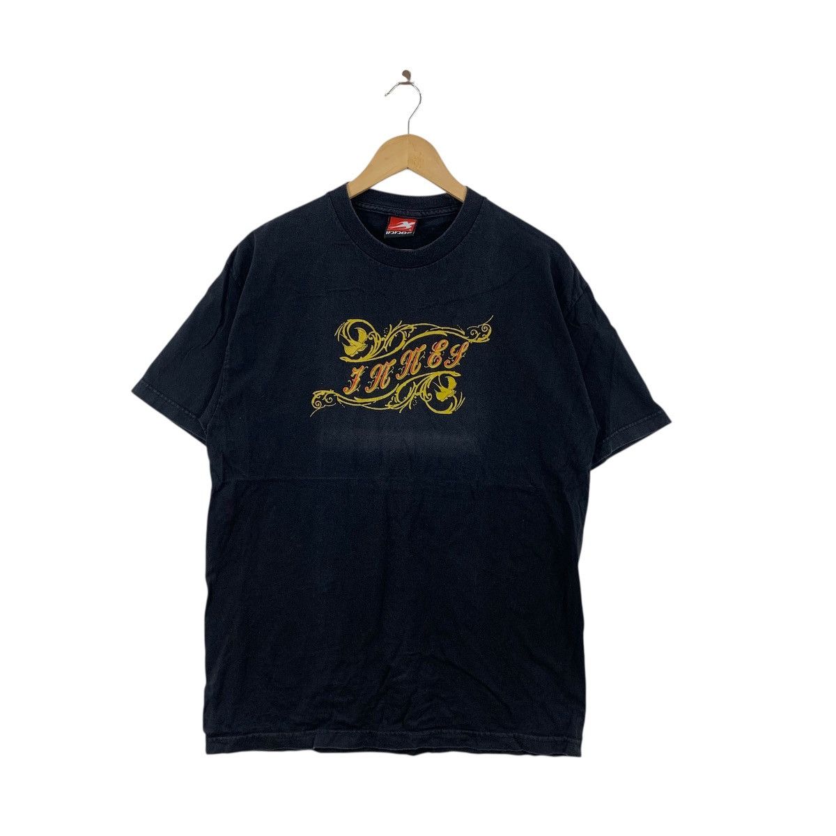 Vintage Vintage 90s INNES SKATEBOARD Sun Faded Box Logo Tee Shirt Size US L / EU 52-54 / 3 - 1 Thumbnail