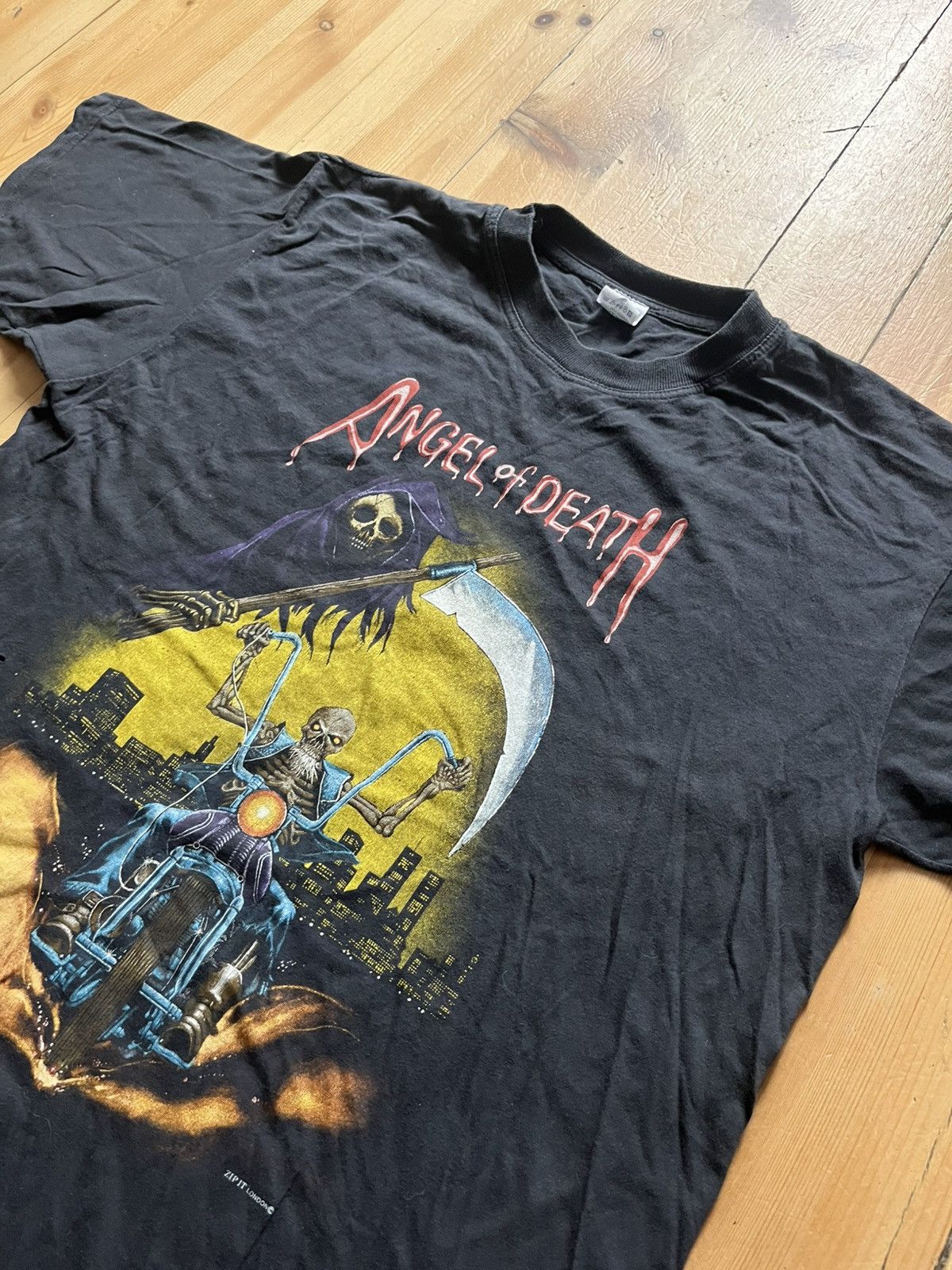 Band Tees Vintage Angel Of Death 90’s Band Tee Metal Rock Alt Grunge Size US L / EU 52-54 / 3 - 2 Thumbnail