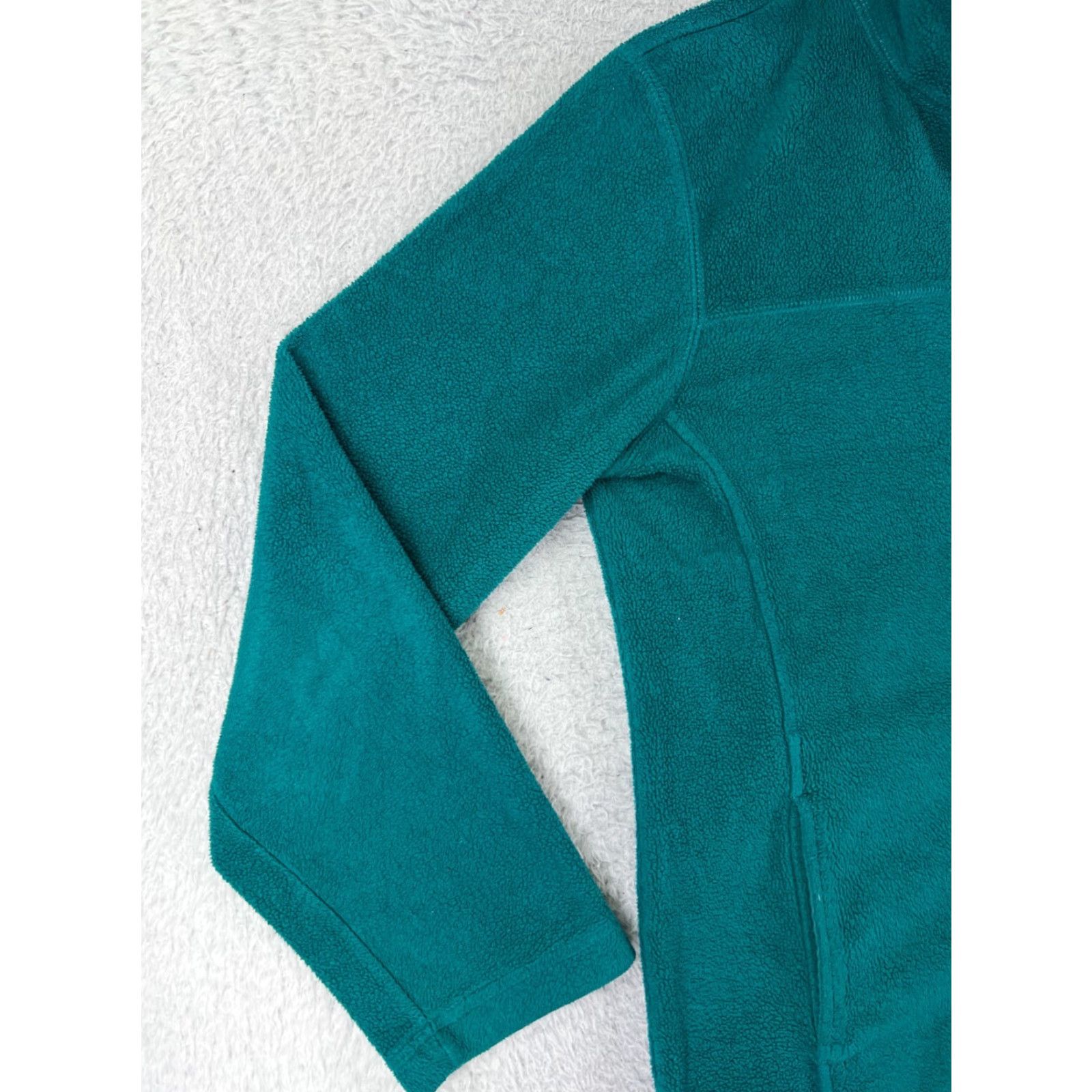 Vintage Cabela's Jacket Womens Small Teal Fleece Mock Neck Cozy Pockets Polyester Size S / US 4 / IT 40 - 6 Thumbnail