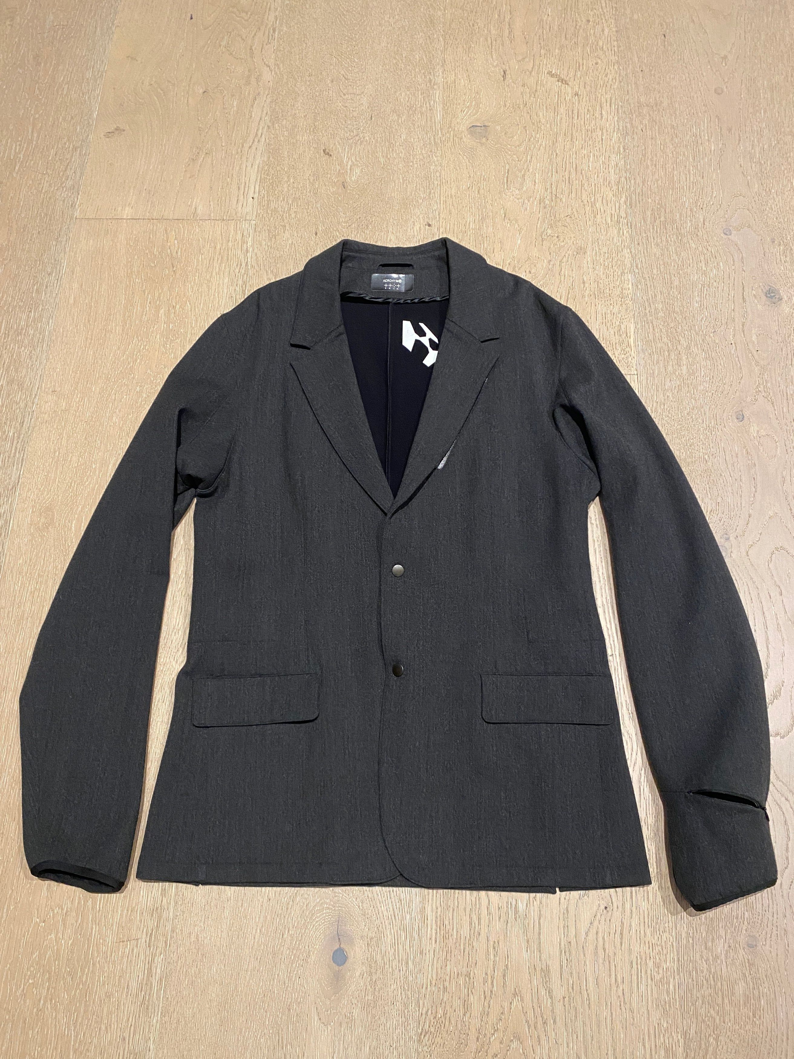 Pre-owned Acronym Ss-j5w Fw0607 Large Jacket Blazer Coat In Grey