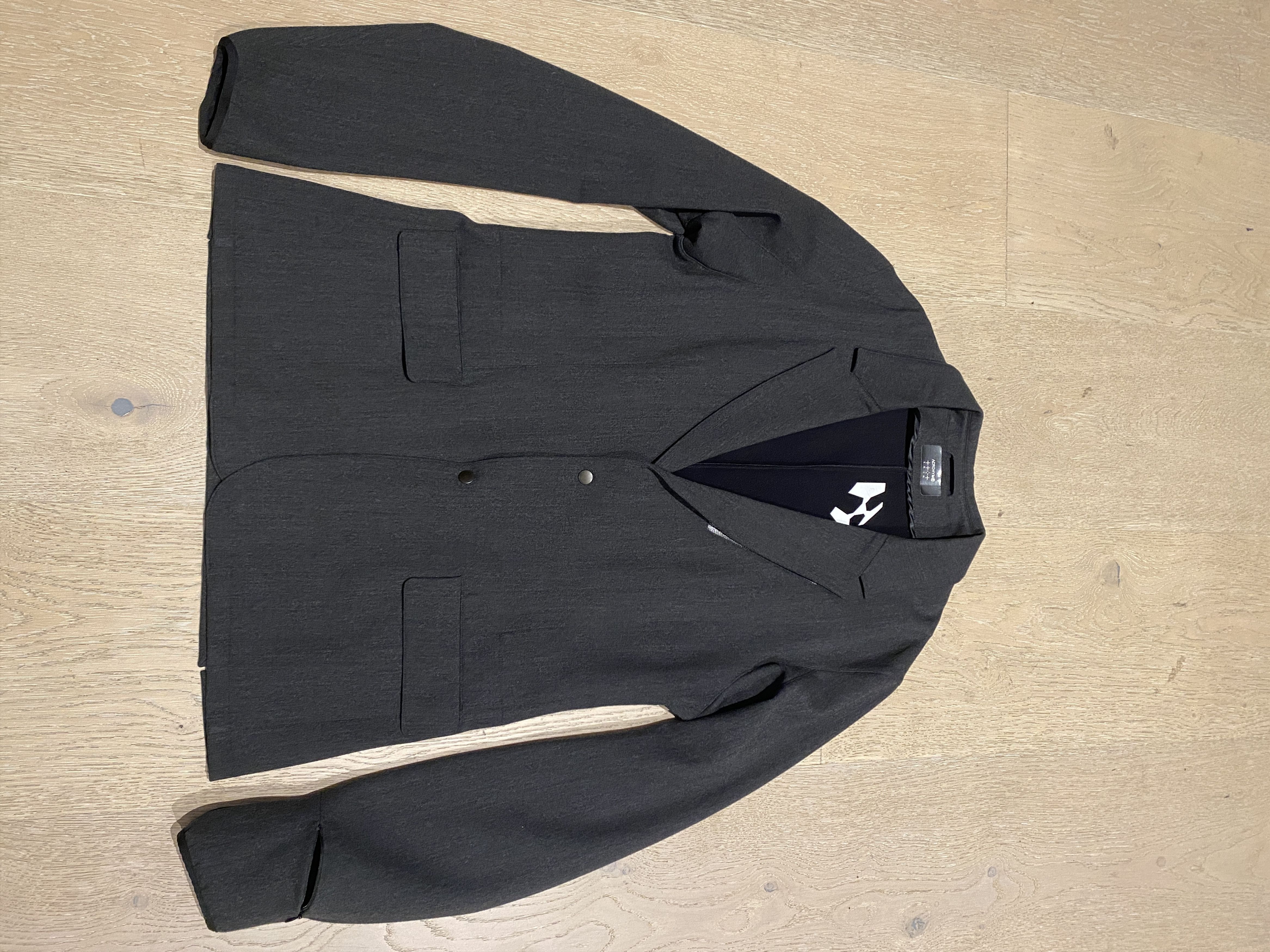 image of Acronym Ss-J5W Fw0607 Large Jacket Blazer Coat in Grey, Men's