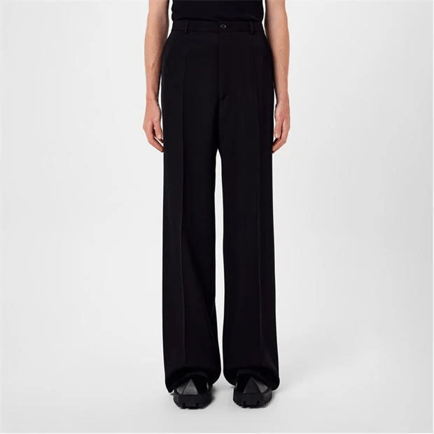 Balenciaga Regular Fit Wool Trousers Size US 28 / EU 44 - 5 Thumbnail
