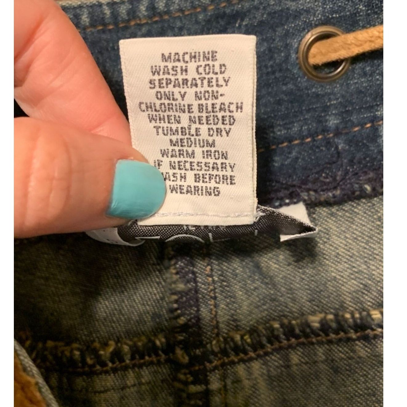 Loft Loft vintage blue wide legs boho jeans size 6 Size 28" / US 6 / IT 42 - 4 Thumbnail