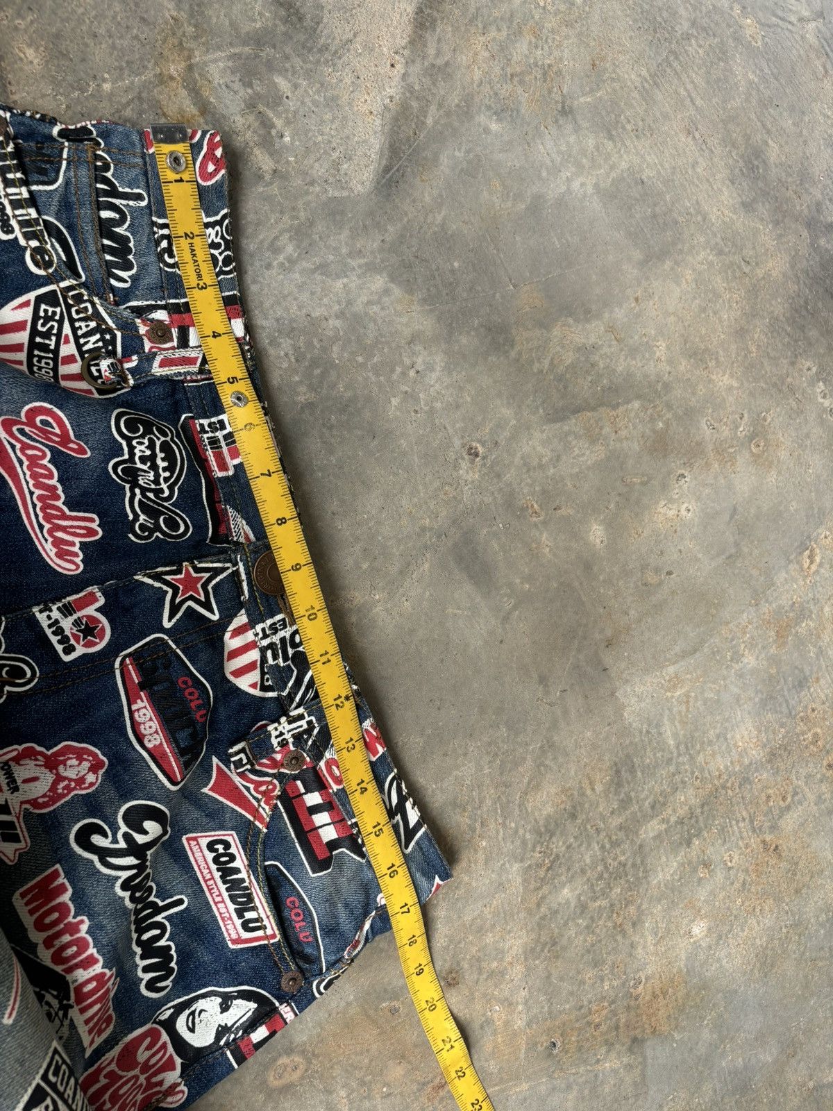 Hysteric Glamour × Japanese Brand Y2k Hysteric Glamour Style Legitimate Denim Full Print Size US 34 / EU 50 - 9 Thumbnail