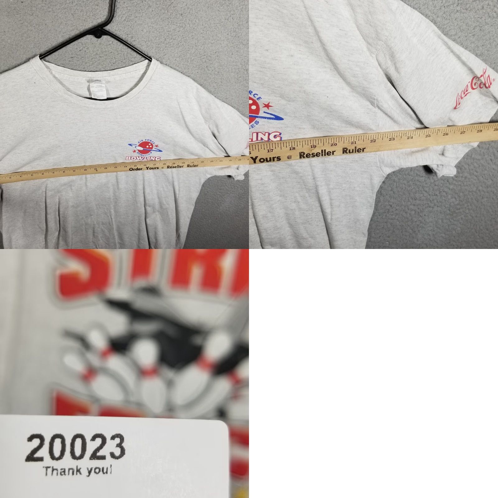 Vintage US Air Force USAF T-Shirt Men XL Summer Strike Force Bowling Vintage Tee Size US XL / EU 56 / 4 - 8 Thumbnail