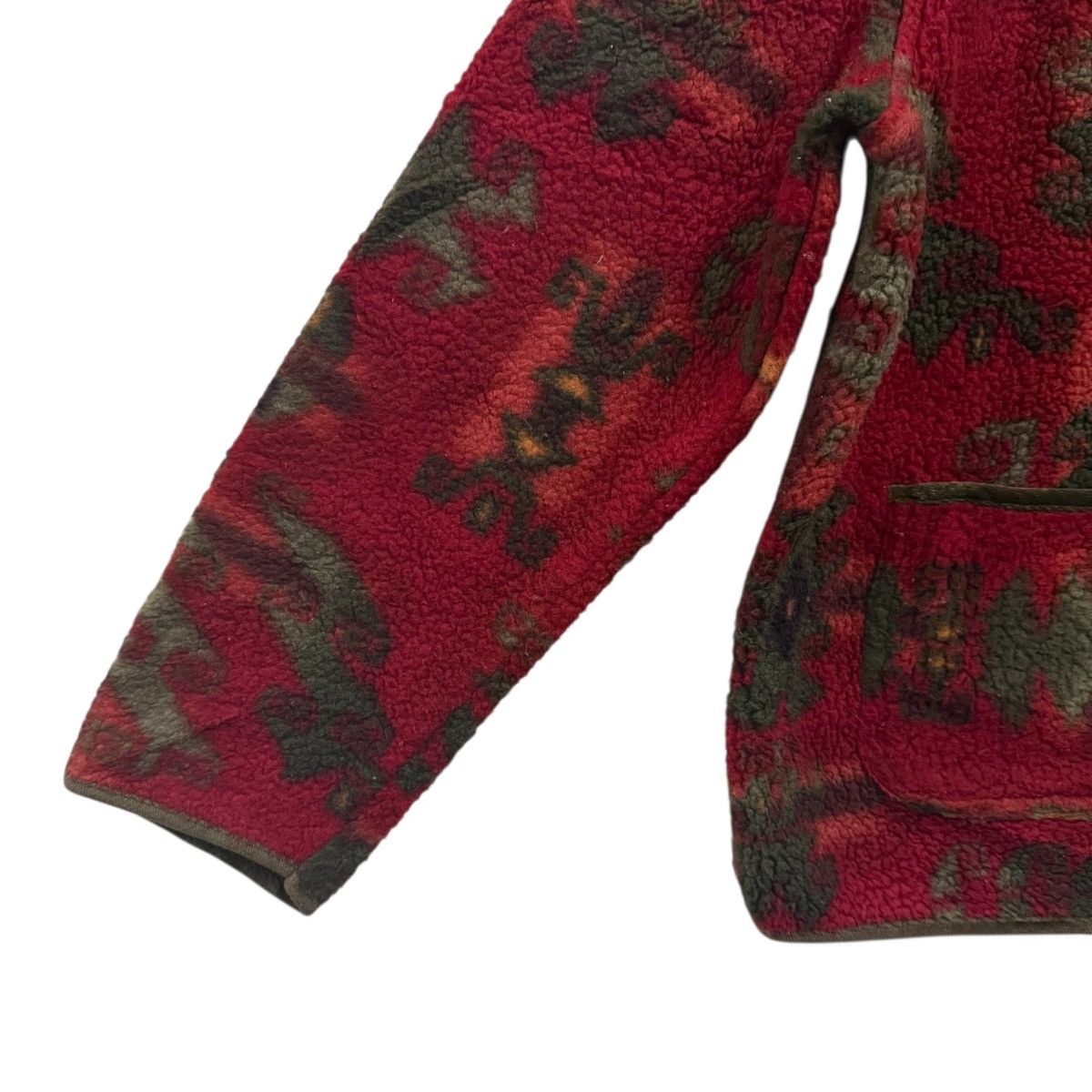 Vintage Vintage Talbots Navajo Aztec Fleece Jacket Size US L / EU 52-54 / 3 - 7 Thumbnail