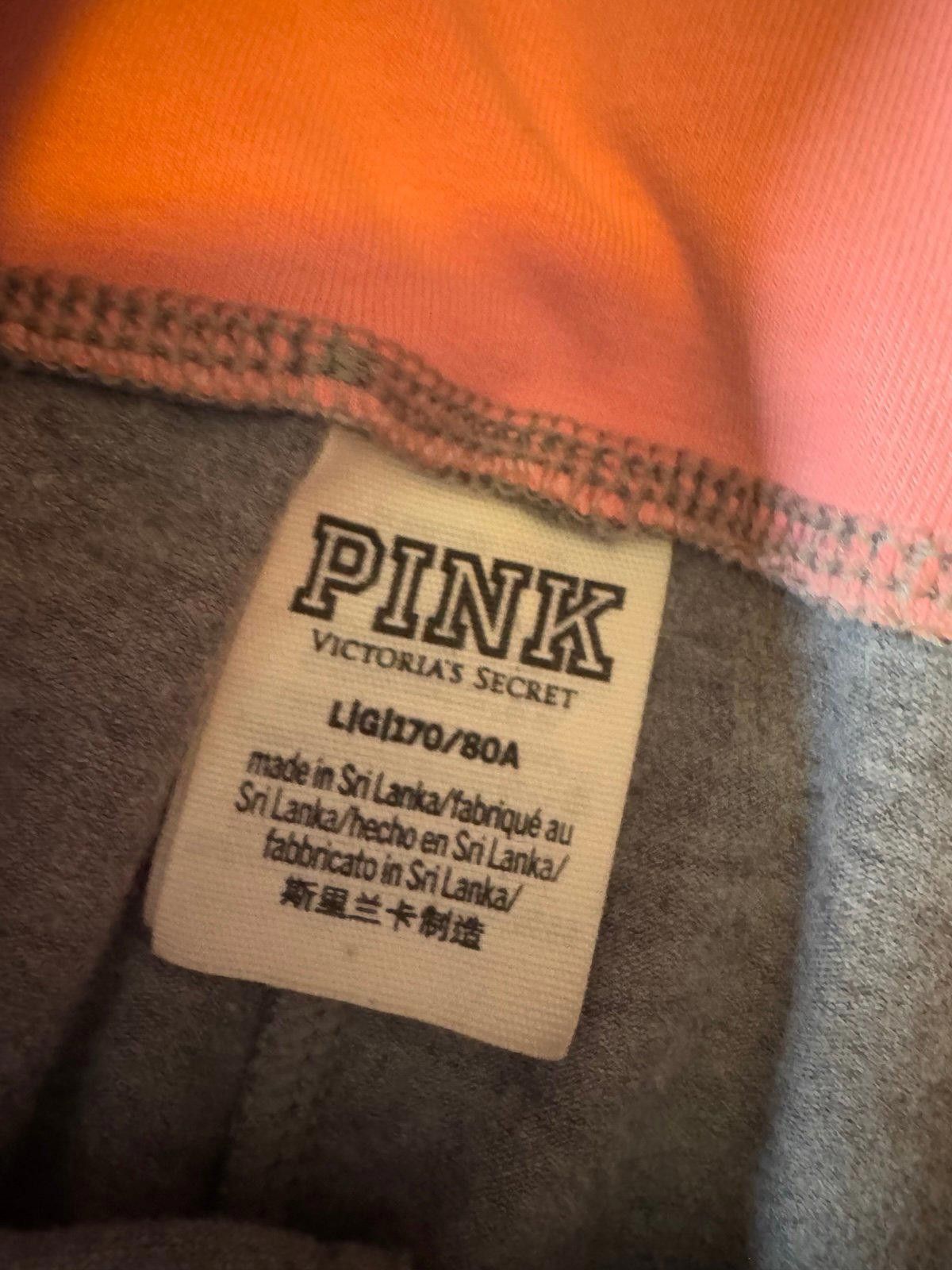 Pink Victoria’s Secret PINK Large Leggings Gray Size 36" / US 14 / IT 50 - 3 Thumbnail