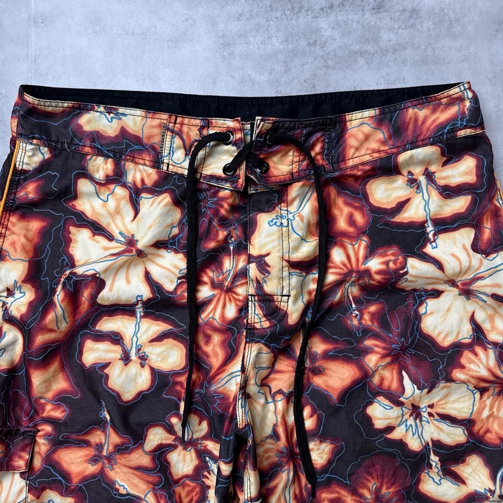 Sideout Y2K Sideout 00s Floral Surf Board Shorts Size US 38 / EU 54 - 4 Thumbnail