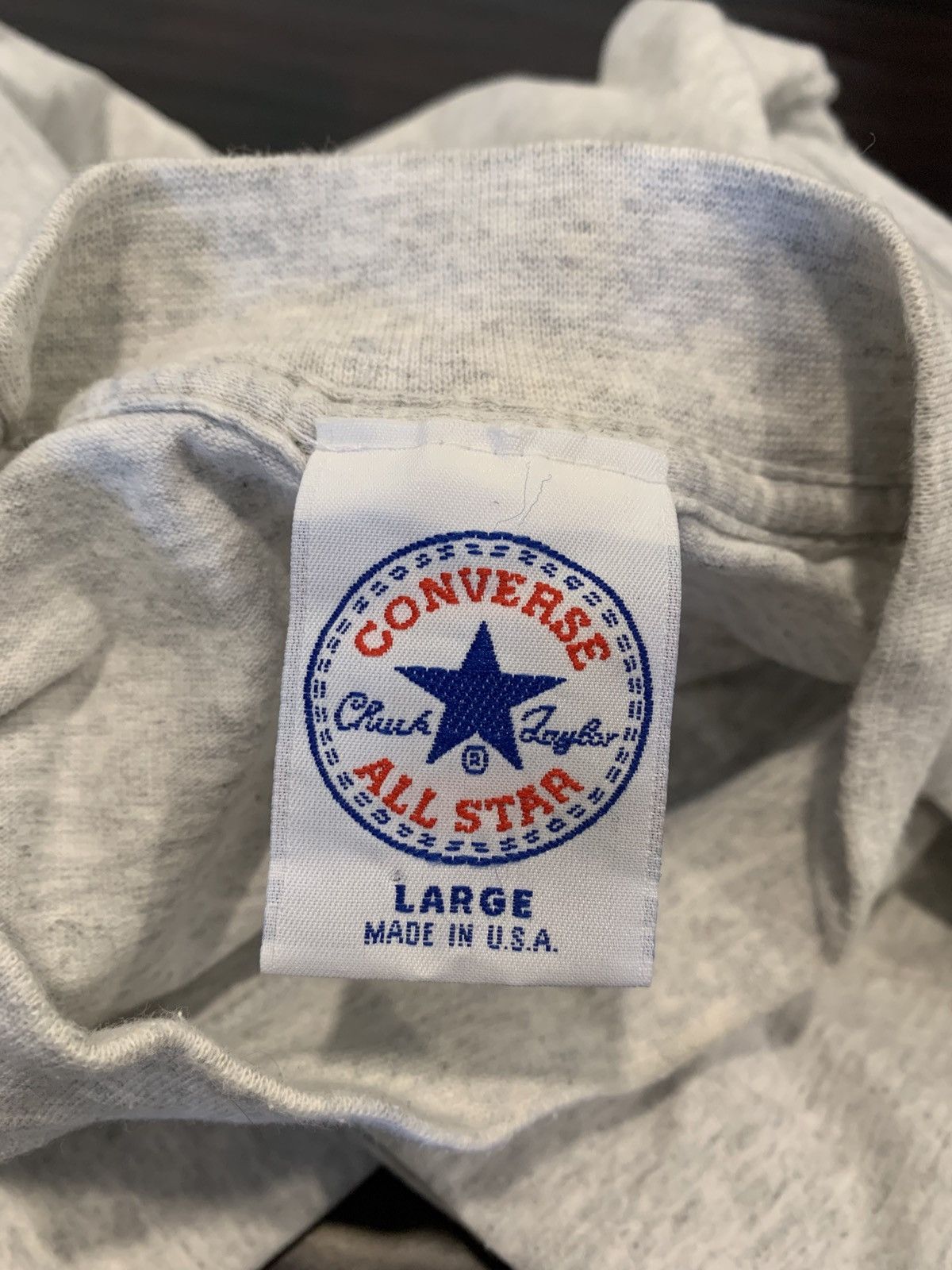Converse 90s Converse grey long sleeve Size US L / EU 52-54 / 3 - 9 Thumbnail