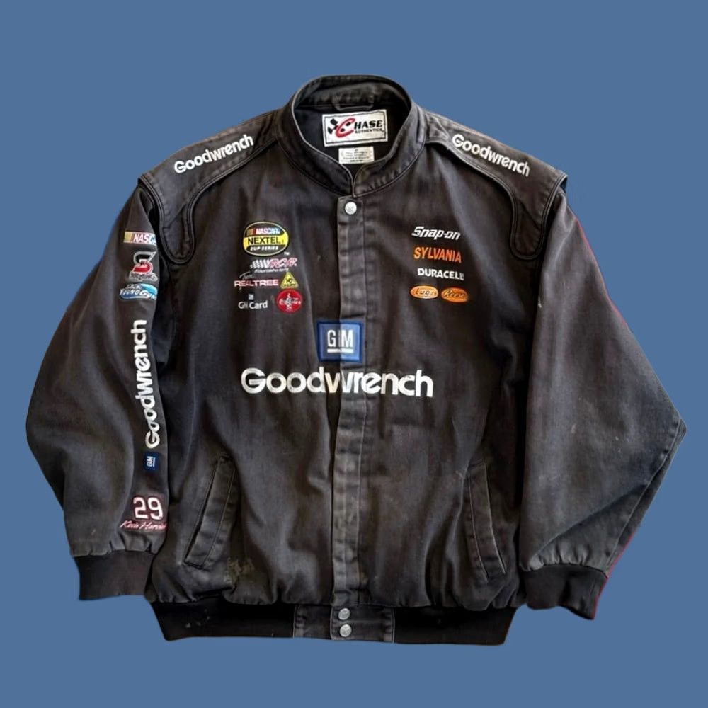 Chase Authentics VINTAGE Kevin Harvick #29 Goodwrench NASCAR Jacket Men’s XL Embroidered Chase Brown Size US XL / EU 56 / 4 - 1 Thumbnail