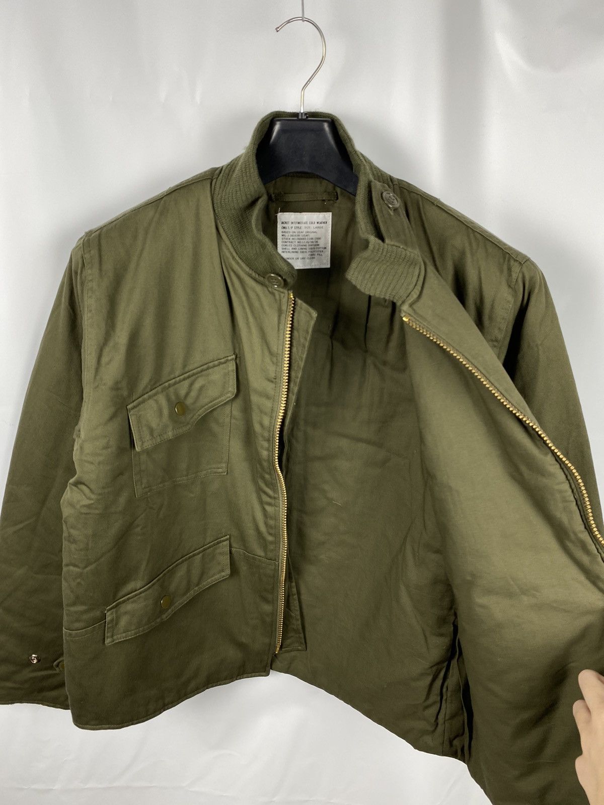 Vintage USAF US Air Force CWU 7p Flight Jacket Vintage size L Size US L / EU 52-54 / 3 - 3 Thumbnail