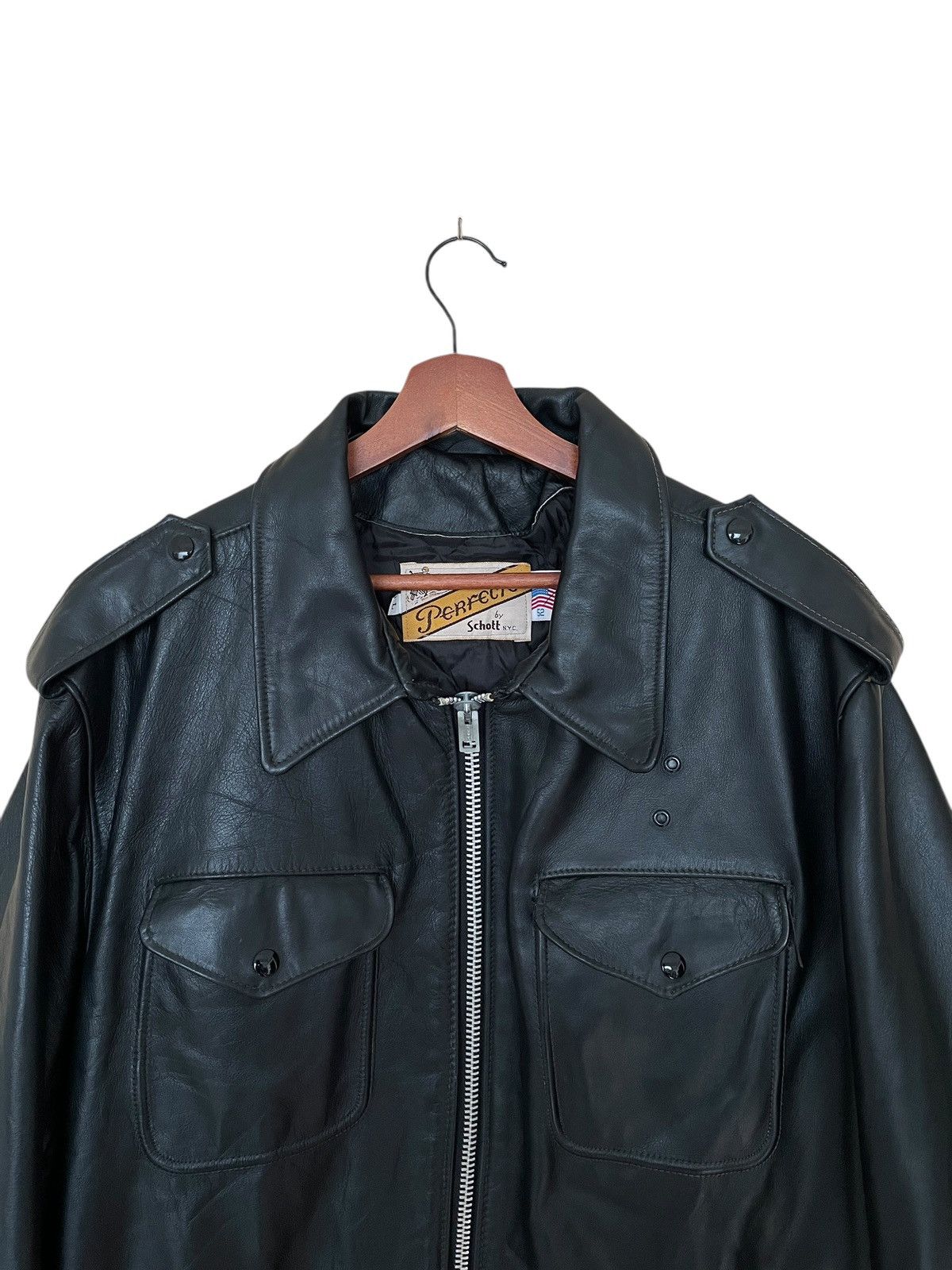 Schott Vintage Brand Schott Perfecto Leather Jacket 1970s Size US M / EU 48-50 / 2 - 5 Thumbnail