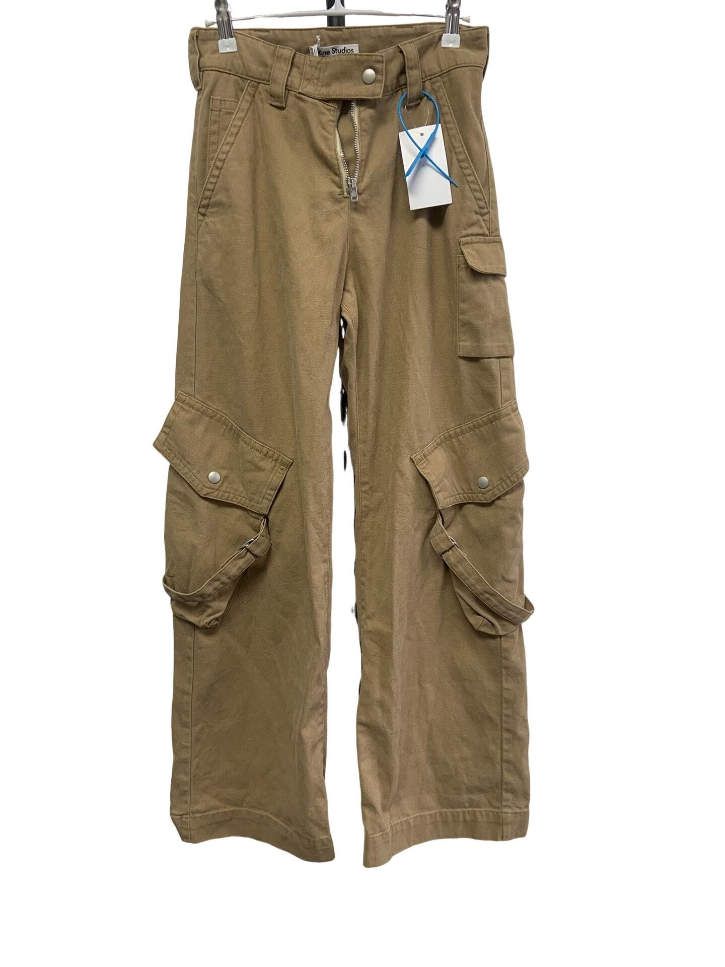 Acne Studios Acne Studios Khaki Cotton Cargo Pants 30 Size 30" / US 8 / IT 44 - 1 Thumbnail