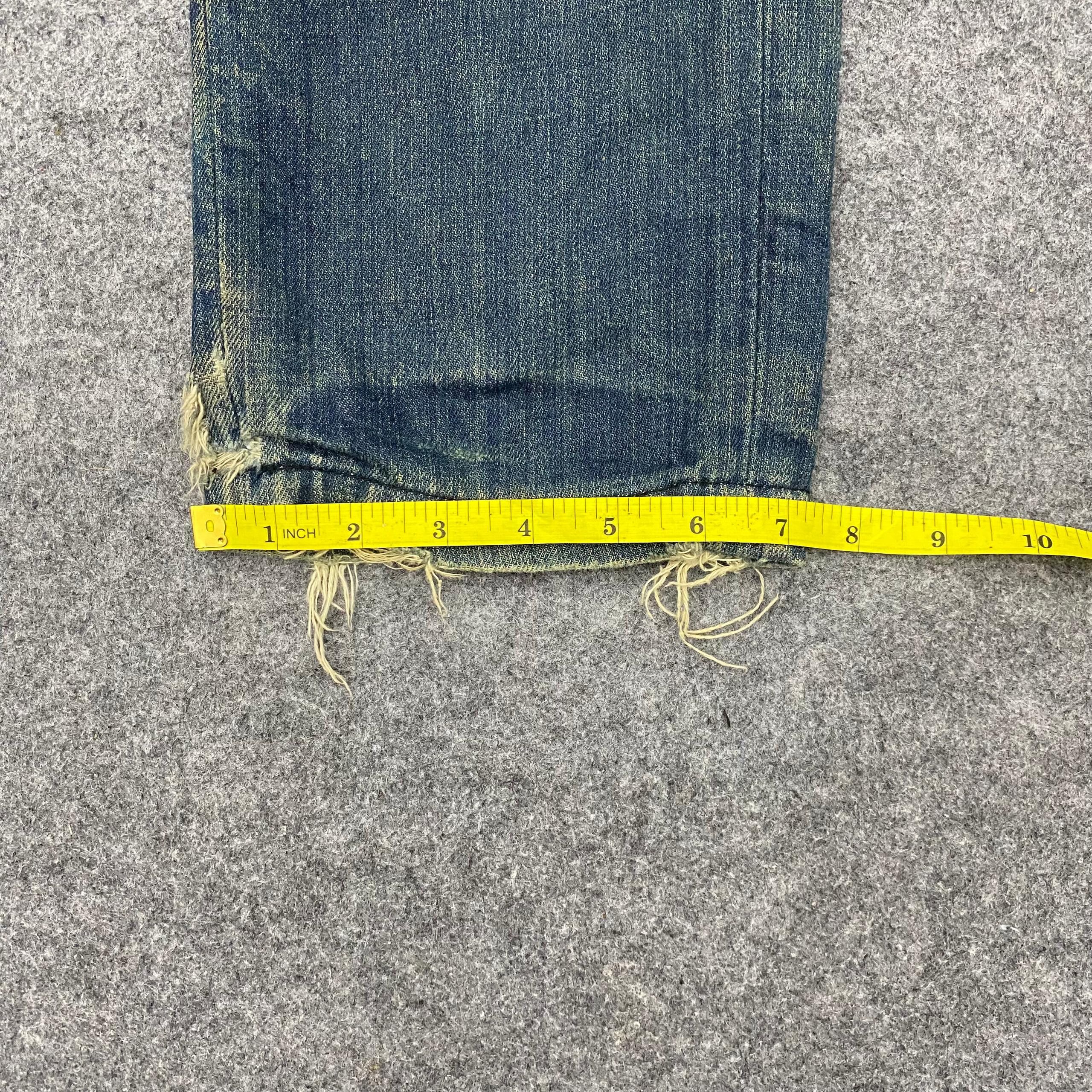Japanese Brand 💥Best Offer💥Vintage Levis Distressed Denim Size US 32 / EU 48 - 8 Thumbnail