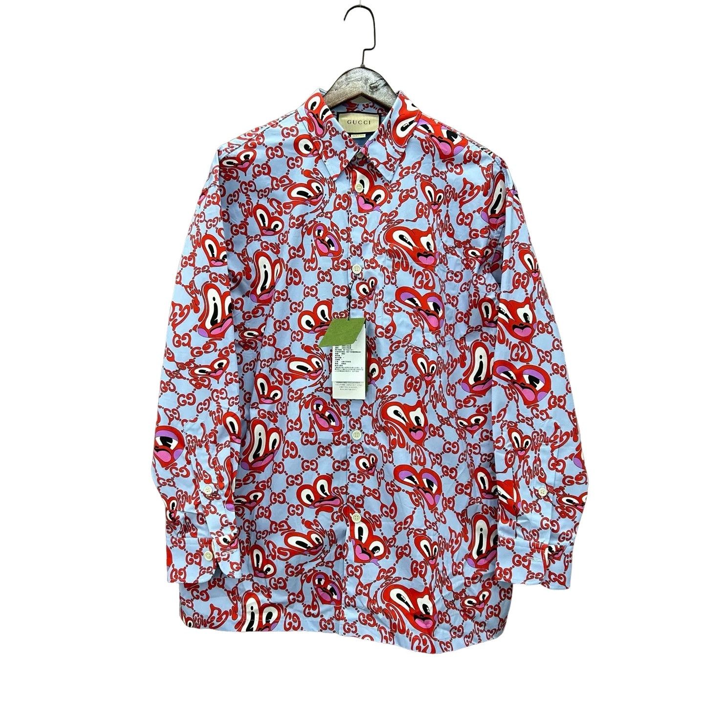 Gucci Gucci Heart GG Print Shirt Size S Size US S / EU 44-46 / 1 - 1 Thumbnail
