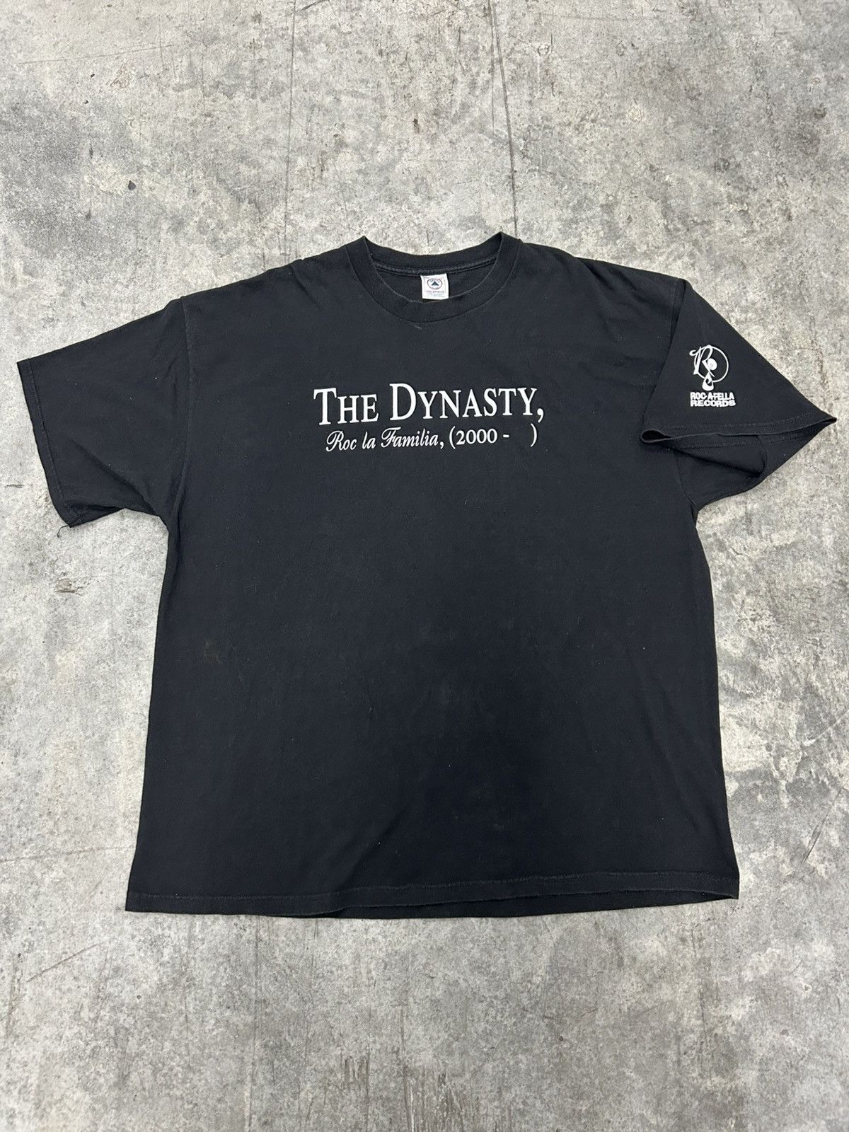 Rare vintage Jay Z the dynasty rap promo t shirt rocawear