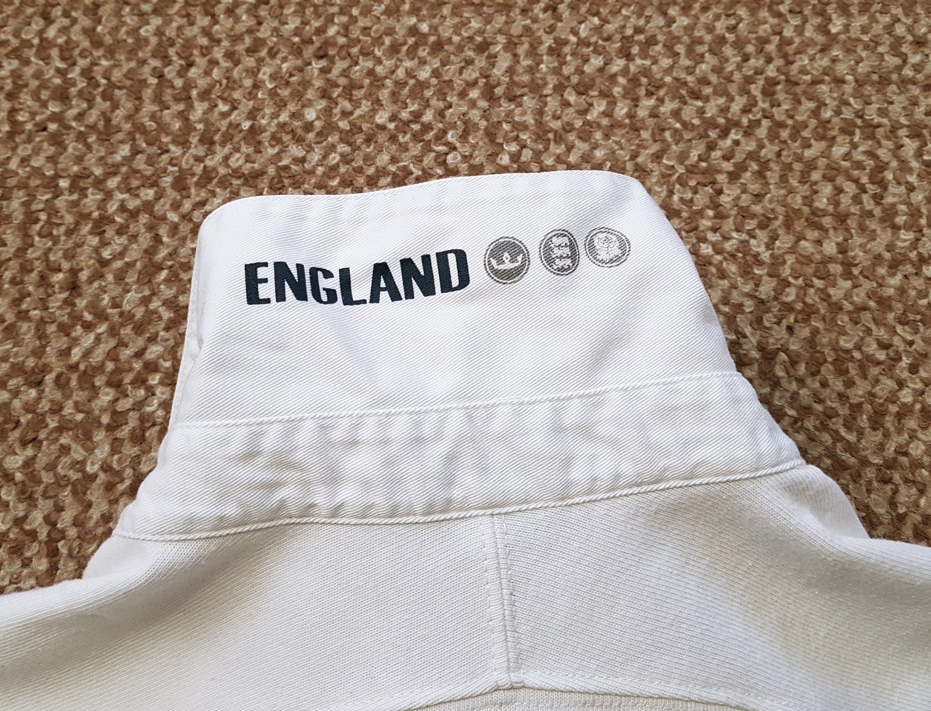 Nike Nike Vintage England O2 Team Rugby Polo Shirt Jersey sz L Size US L / EU 52-54 / 3 - 12 Thumbnail
