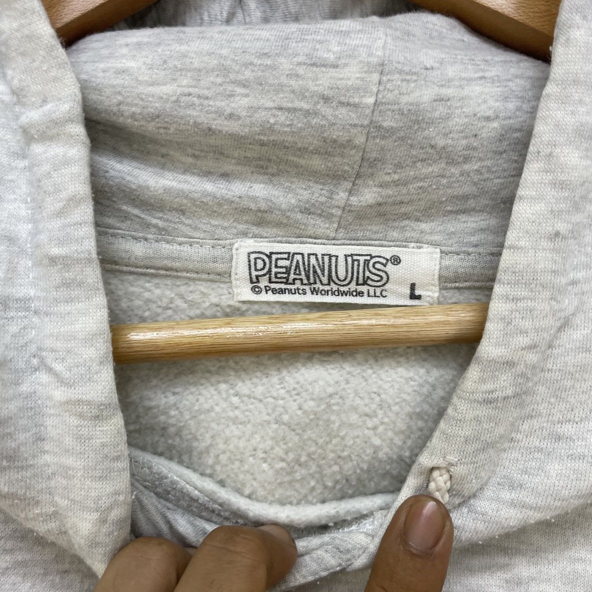 Peanuts 💥Vintage Peanuts Snoopy And His Brother Hooded Pull Over Size US M / EU 48-50 / 2 - 5 Thumbnail