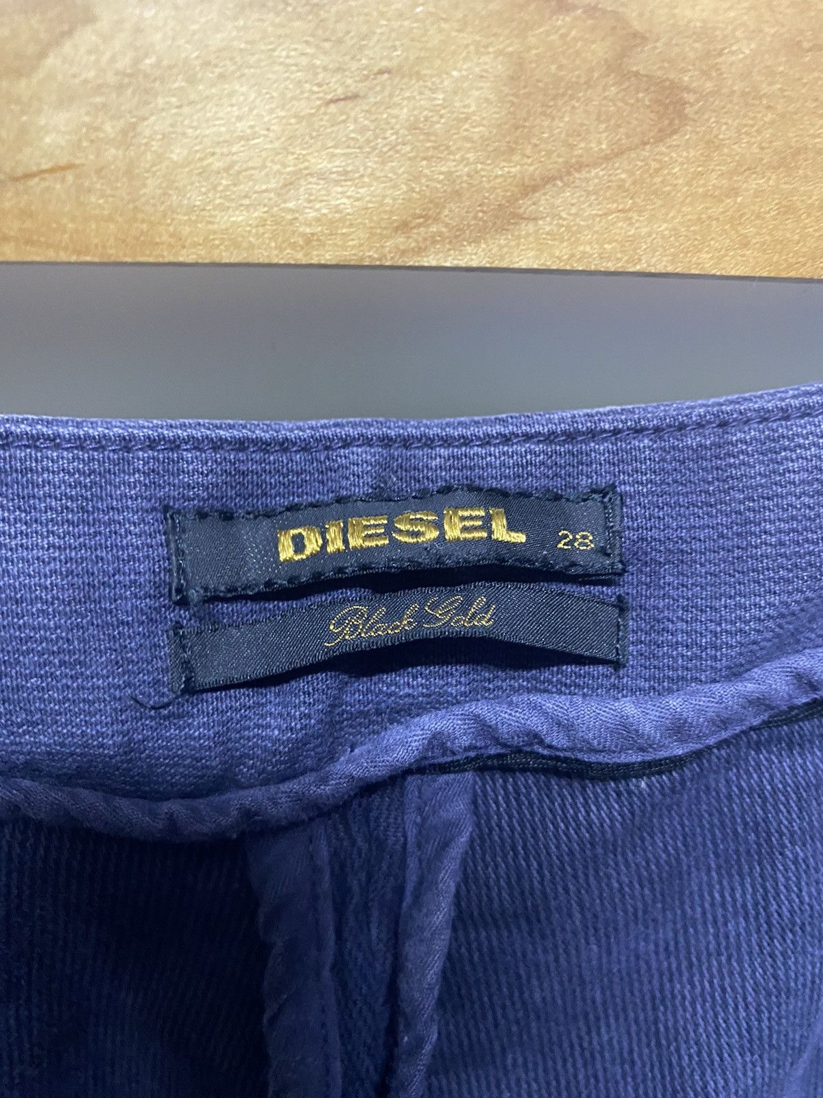Designer × Diesel × Diesel Black Gold Diesel Black Gold Double Knee Cotton Corduroy Lining Pants Size US 32 / EU 48 - 16 Thumbnail