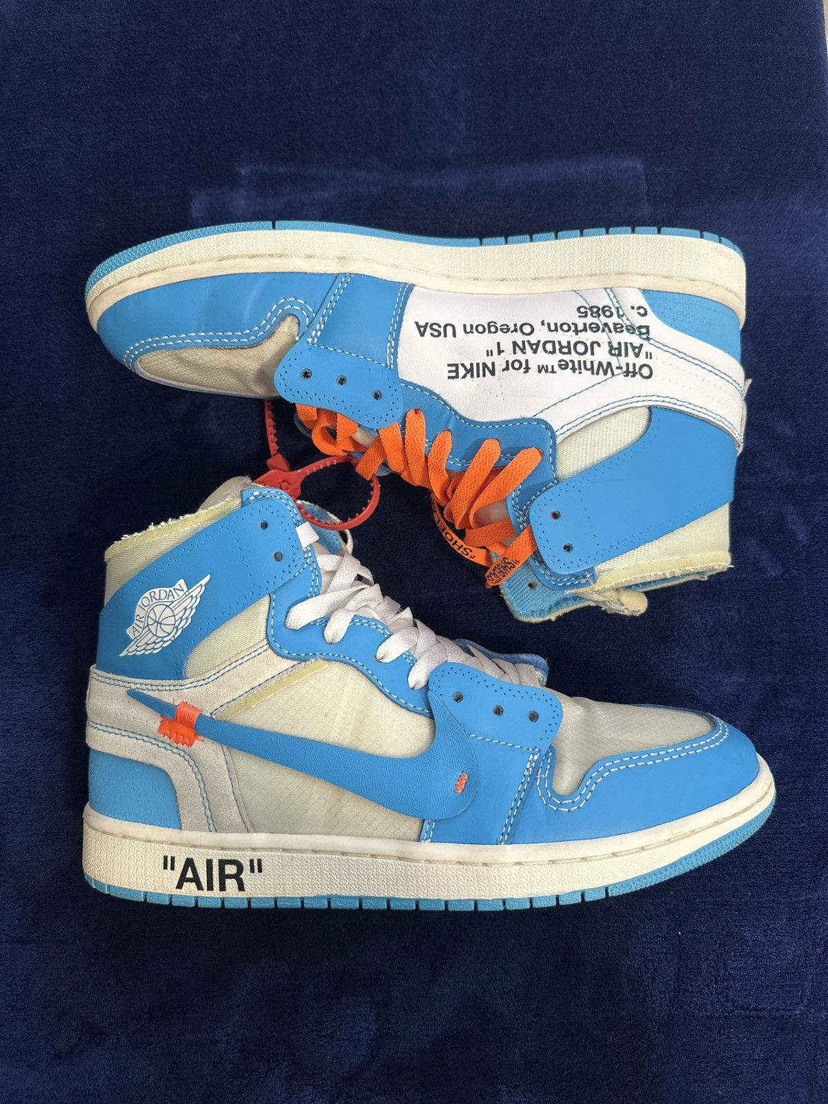 Off-White AIR JORDAN 1 x OFF-WHITE UNC Size US 9.5 / EU 42-43 - 1 Thumbnail