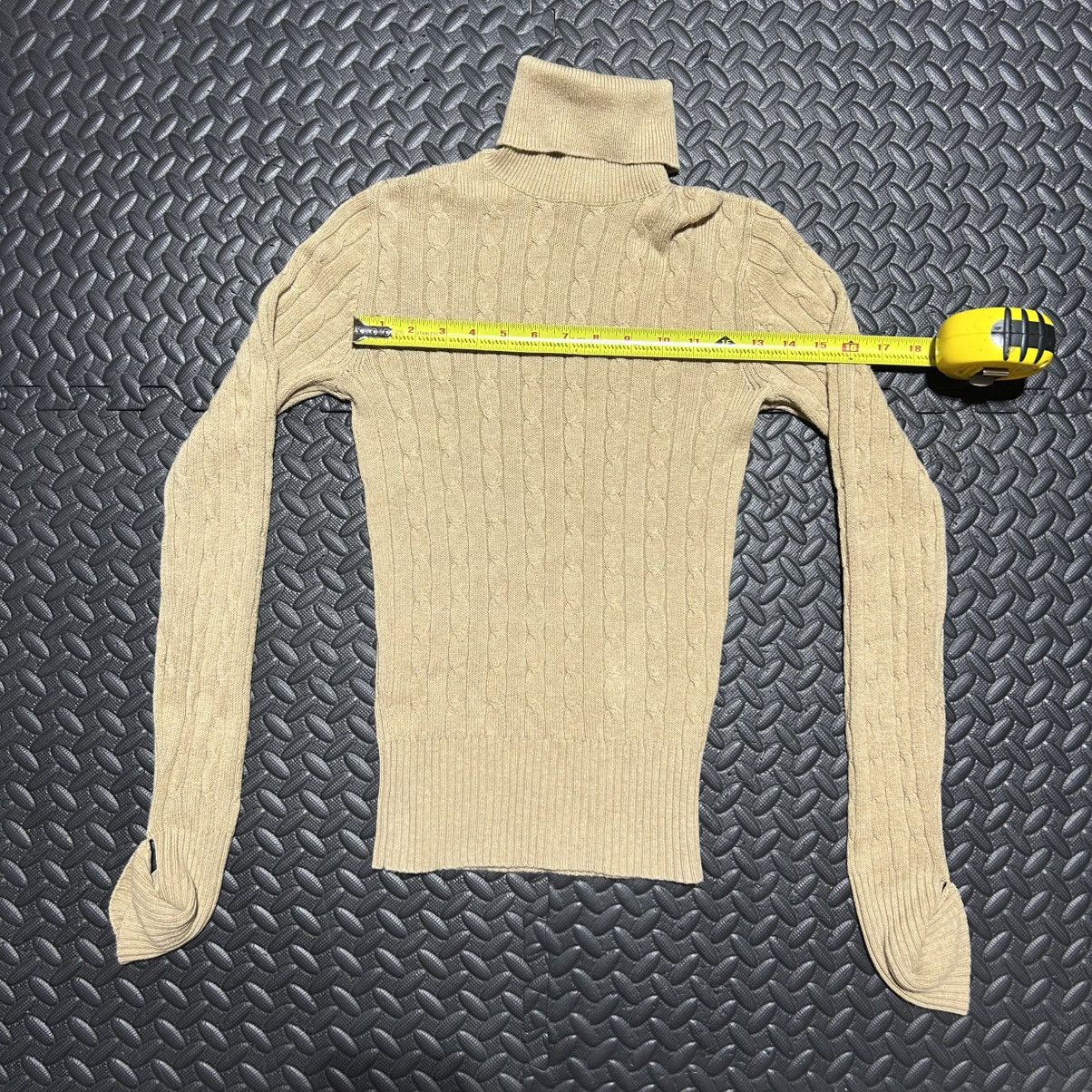 Gap Vintage Gap Stretch Turtleneck Sweater Cable Knit Y2K XS Size XS / US 0-2 / IT 36-38 - 5 Thumbnail