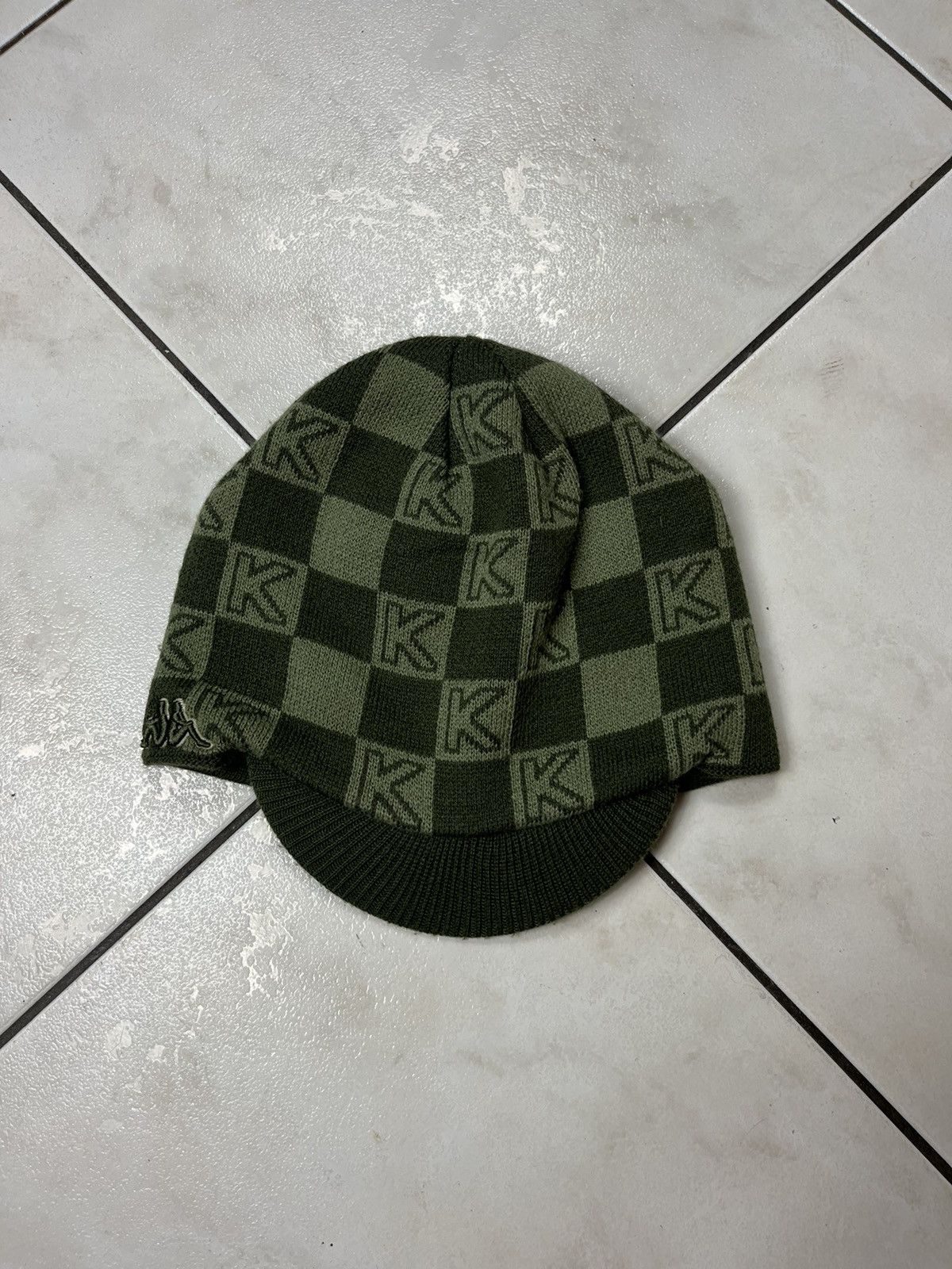 Kappa × Vintage Vintage Kappa visor radar beanie knitted hat cap hip hop y2k Size ONE SIZE - 2 Thumbnail