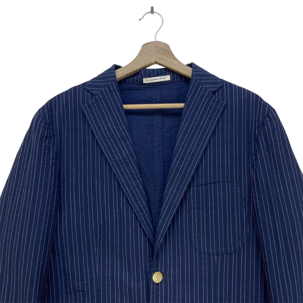 Other Italian Carracci Napoli Na Ggiacchetta Stripes Coat Blazer Size US M / EU 48-50 / 2 - 2 Thumbnail