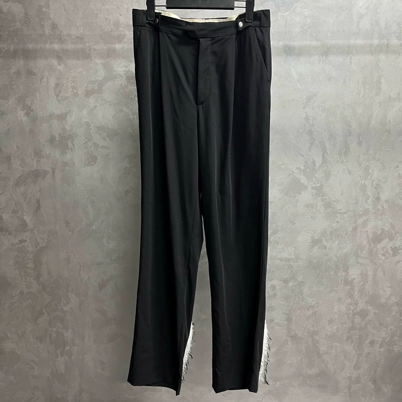 Namacheko Namacheko Black Patch Rivet Suit Pants Size US 32 / EU 48 - 1 Thumbnail