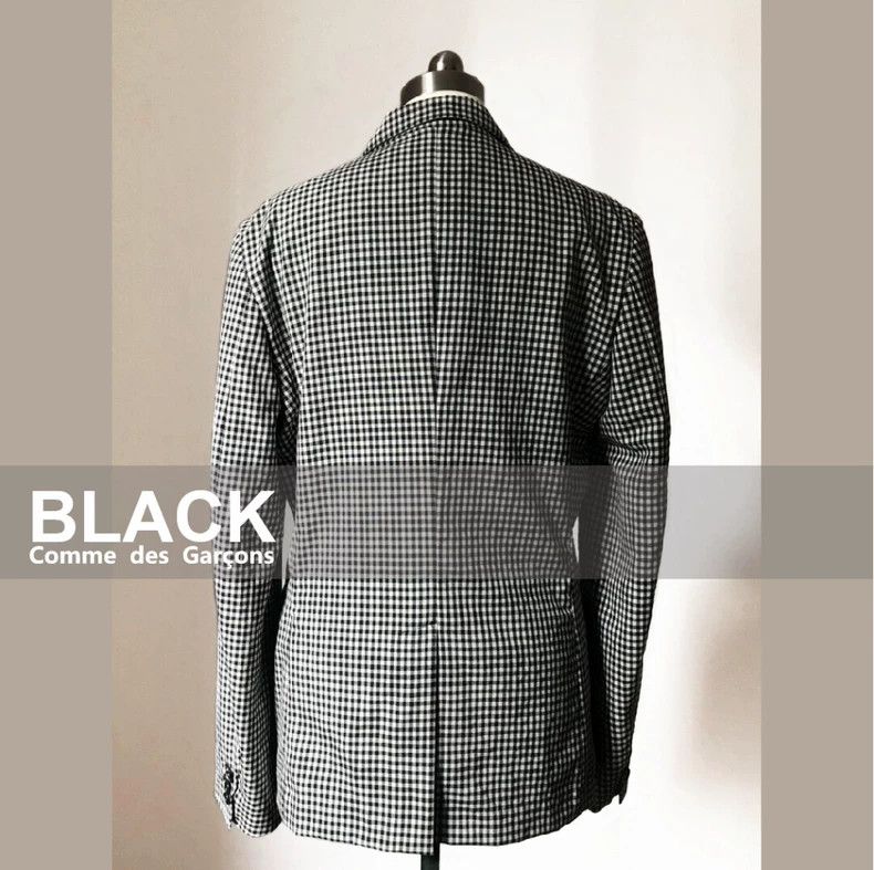 Comme des Garcons Comme Des Garcons Wool suit jacket decorated with plaid si Size S / US 4 / IT 40 - 4 Thumbnail
