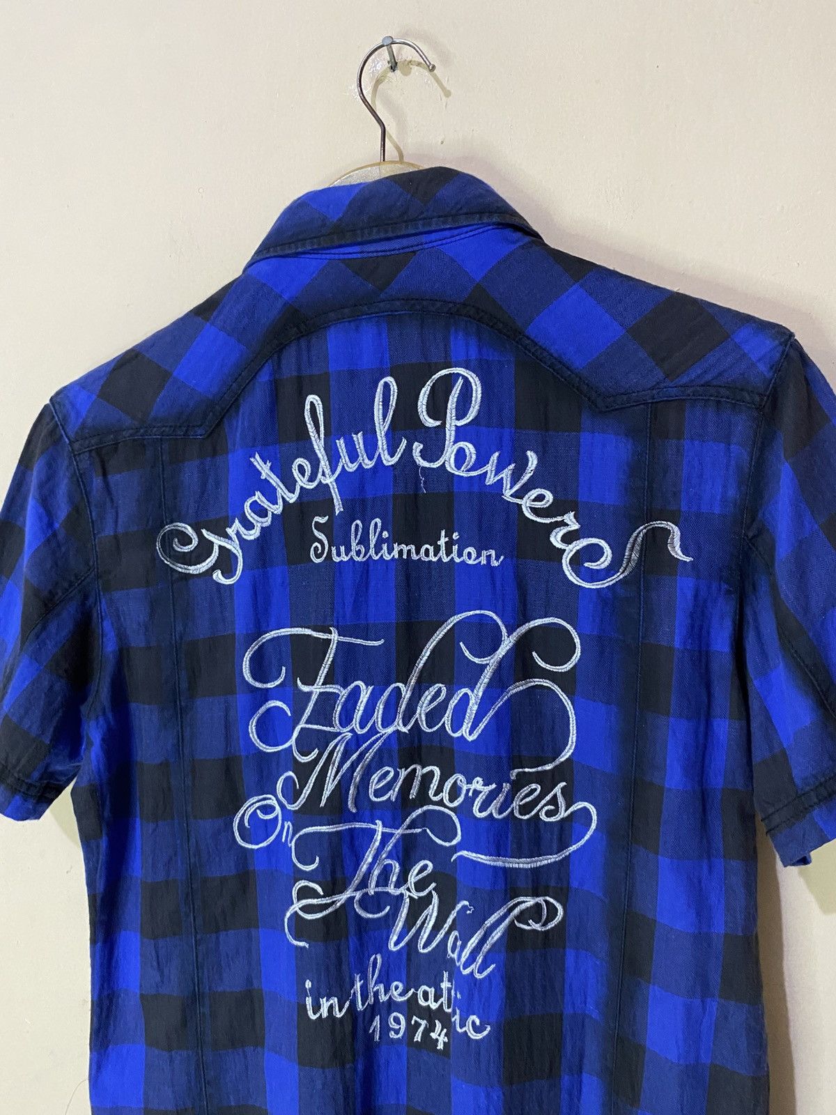 Japanese Brand Y2K In The Attic Poem Multipocket Plaid Shirt Size US M / EU 48-50 / 2 - 15 Thumbnail