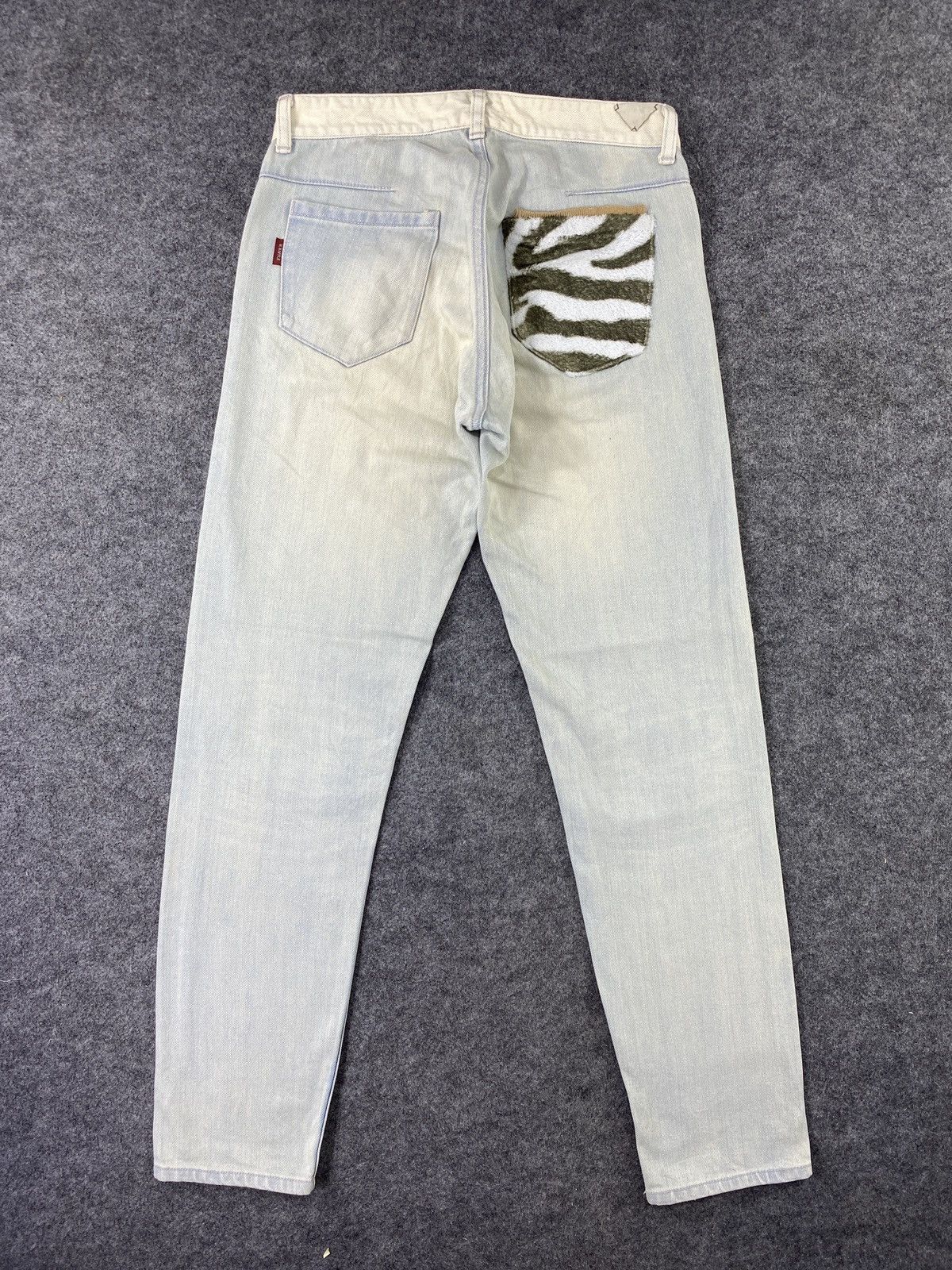 Japanese Brand × Jean Waffling Waffle Image+Create Artistic Jeans - J1126 Size US 30 / EU 46 - 5 Thumbnail