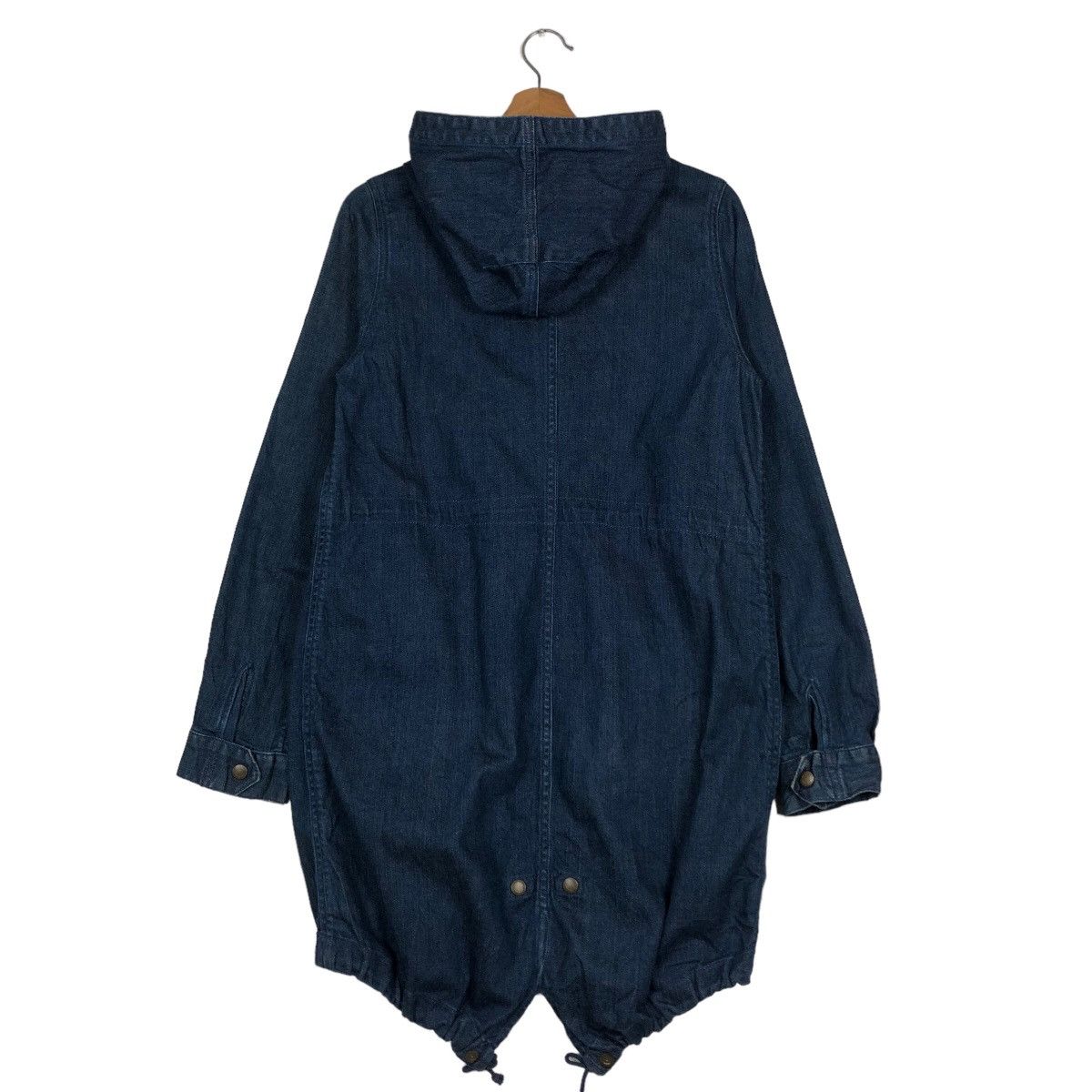 Japanese Brand 🔥Fish Tail Denim Parka Jacket X-Girl Japan Bondage Biker Size US M / EU 48-50 / 2 - 8 Thumbnail