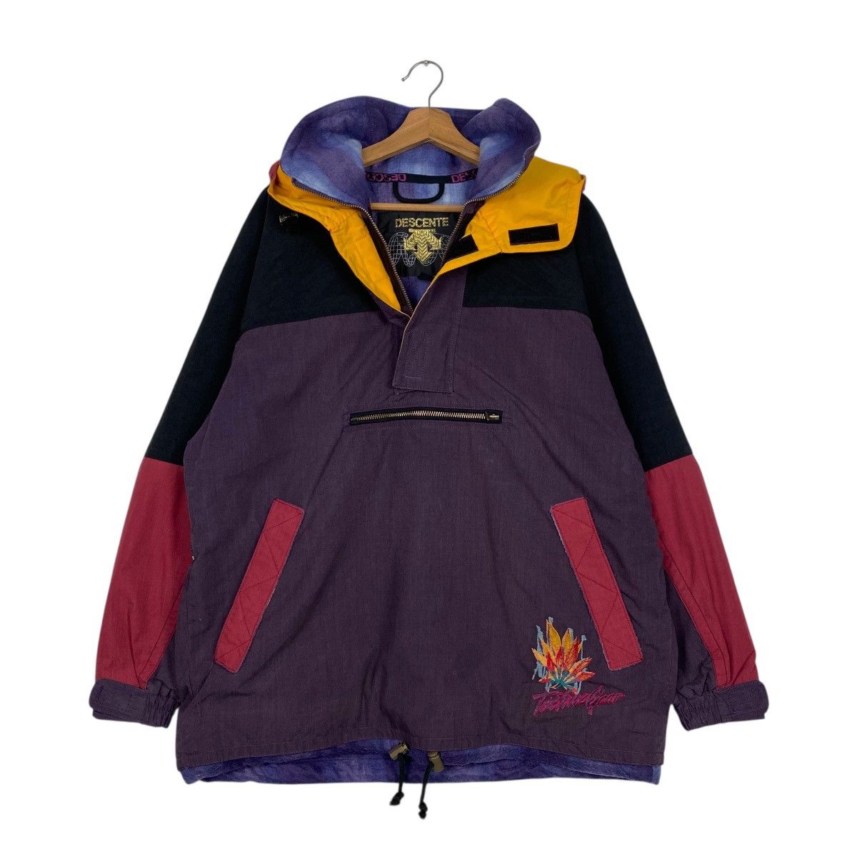 Descente × Japanese Brand Descente anorak half zipper hoodie Size US L / EU 52-54 / 3 - 11 Thumbnail