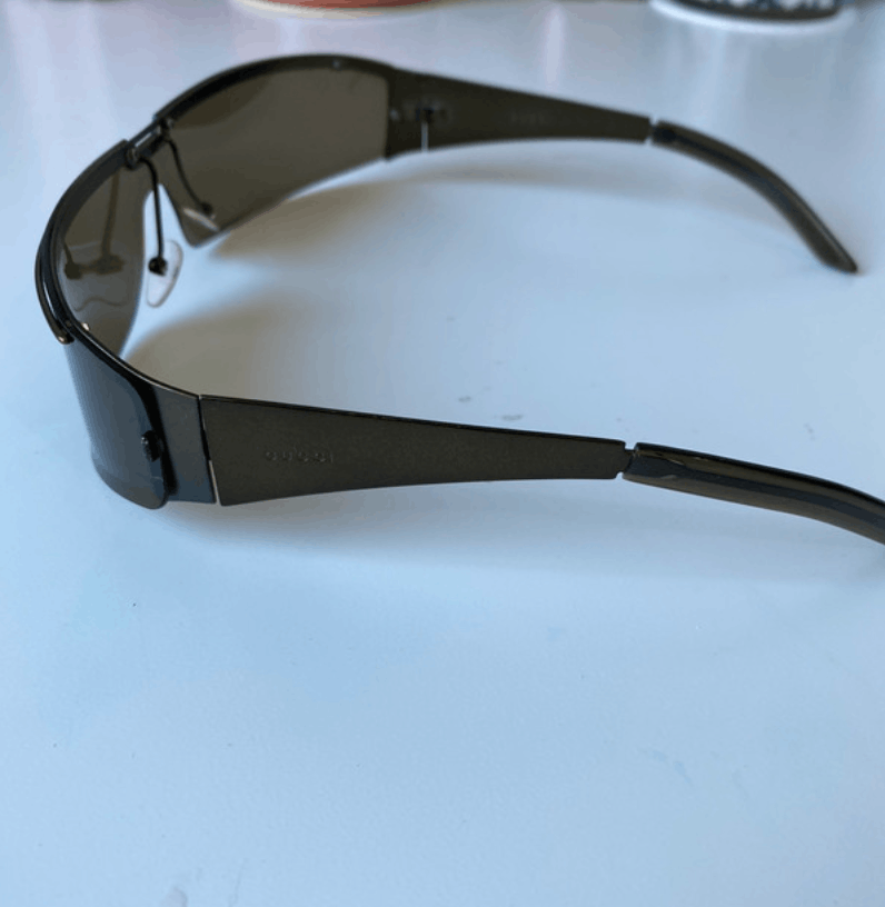 Gucci Gucci Sunglasses Mask Logo Shield GG Sport Vintage Size ONE SIZE - 3 Thumbnail