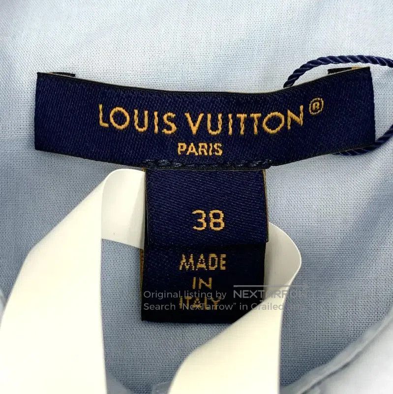 Louis Vuitton Louis Vuitton S Size Blue Cotton Women's Shirt . Size S / US 4 / IT 40 - 5 Thumbnail