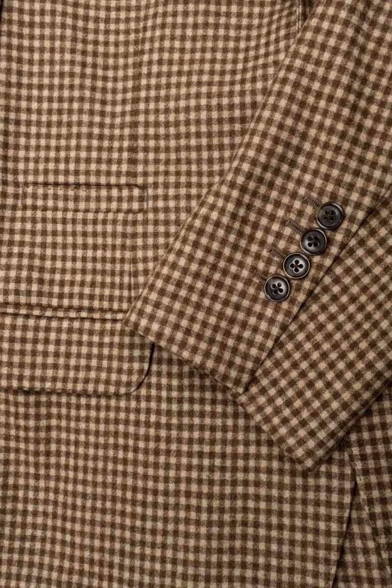 Brunello Cucinelli Brunello Cucinelli Men Jacket Blazer Check Slim-L, S1844 Size US L / EU 52-54 / 3 - 6 Thumbnail