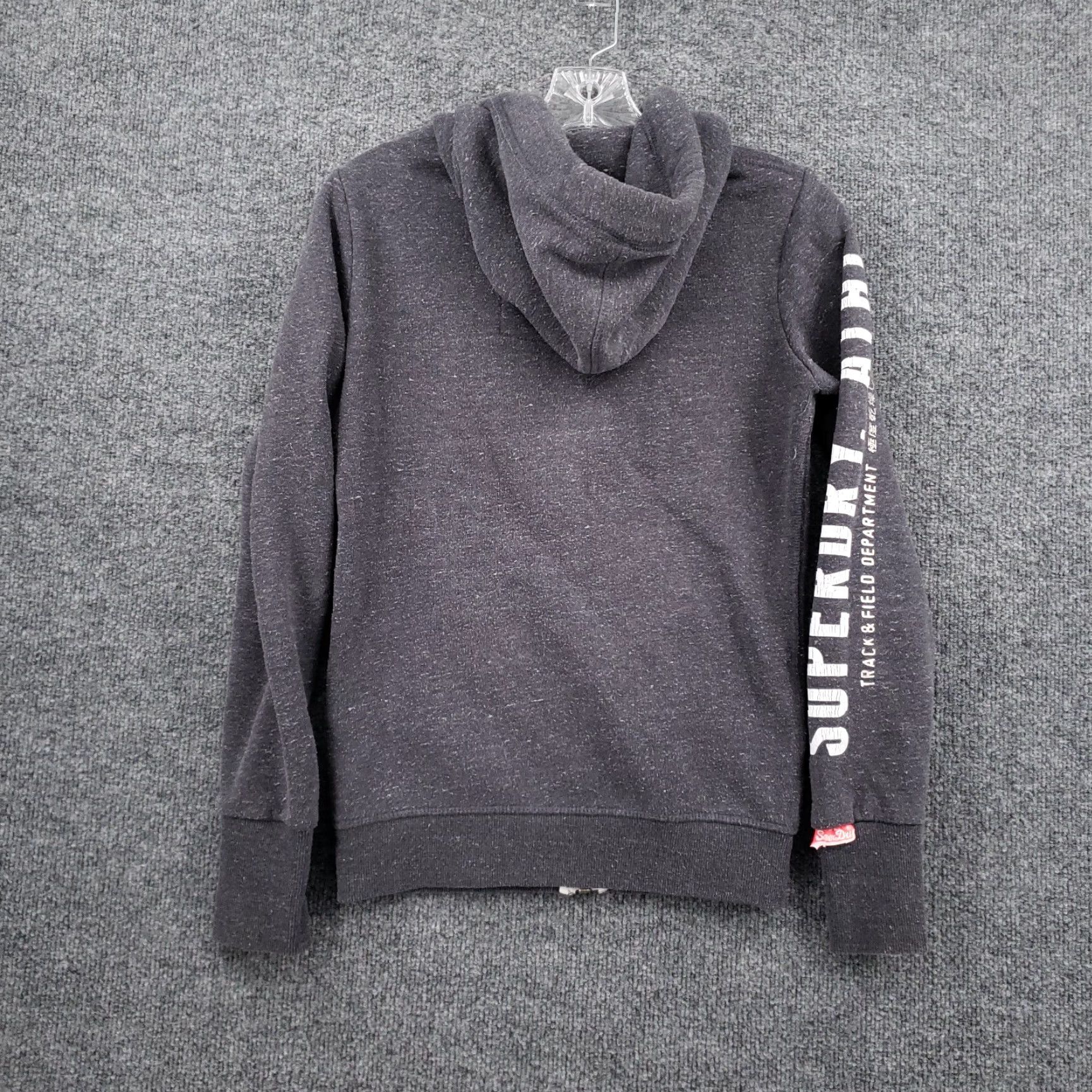 Superdry Superdry Hoodie Womens 2XS Gray Track & Field Zip Up Athletics Sweatshirt Shirt Women XS Gray Sports Spring Zip Hoodie Size XXS / US 00 / IT 34 - 2 Thumbnail