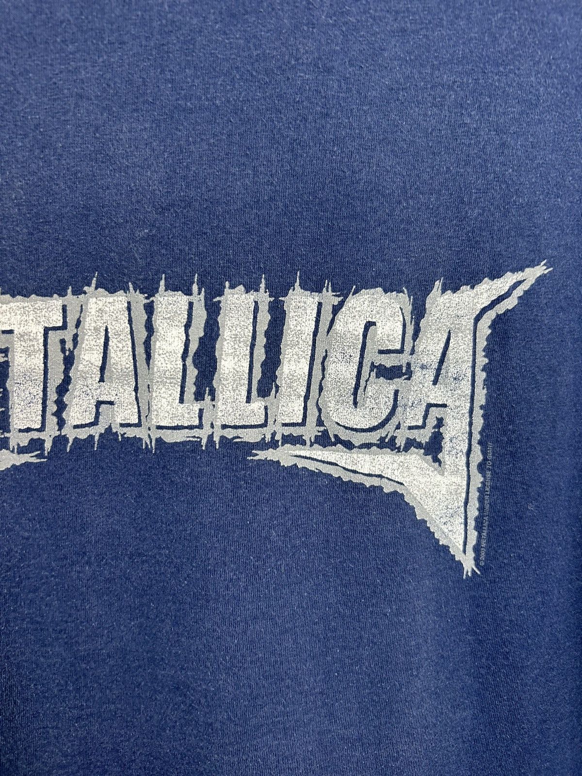 Band Tees Vintage 2003 Metallica St. Anger Faded T Shirt Size US XL / EU 56 / 4 - 8 Thumbnail