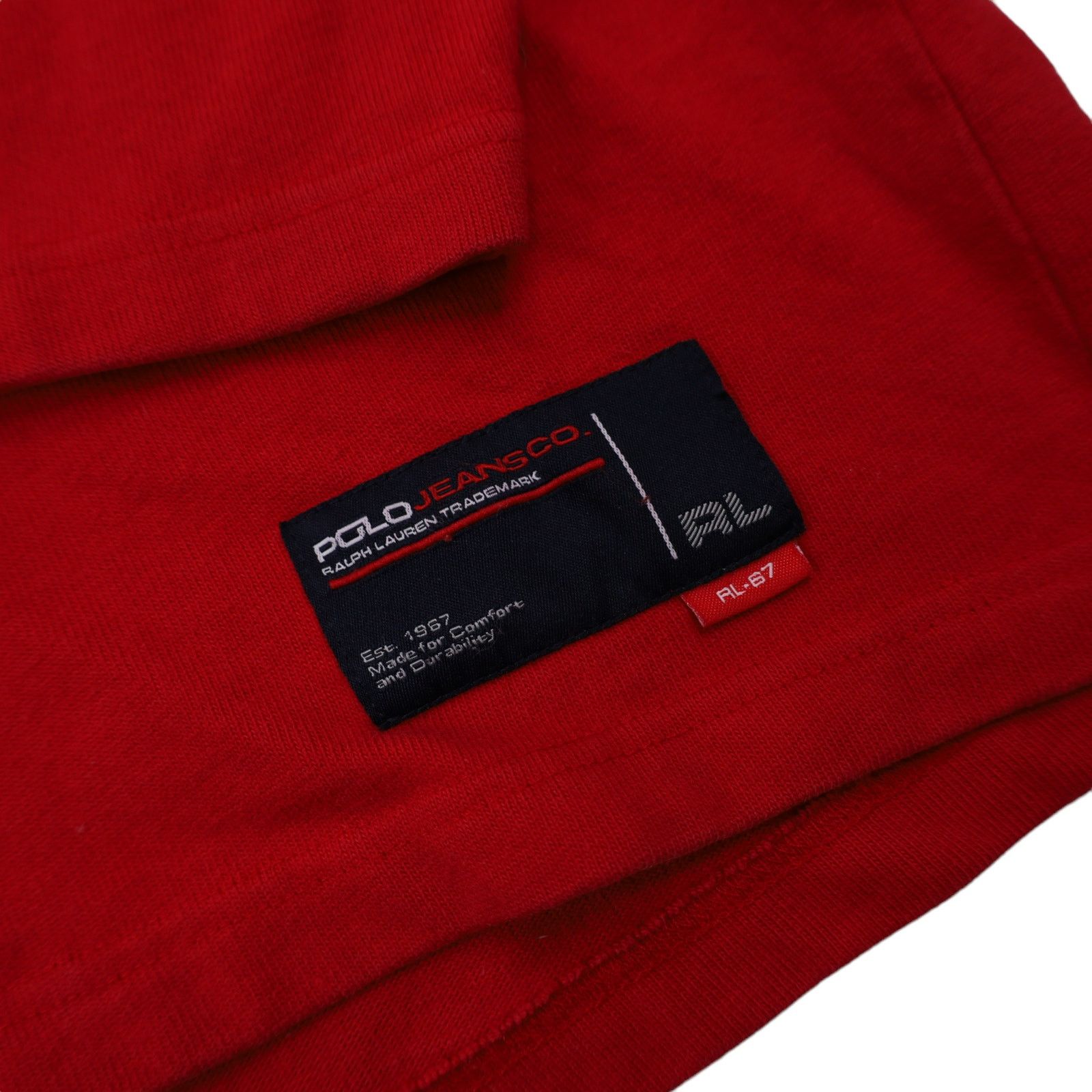 Polo Ralph Lauren × Vintage Vintage Polo Jeans Ralph Lauren Spellout Long Sleeve T Shirt Size US L / EU 52-54 / 3 - 4 Thumbnail