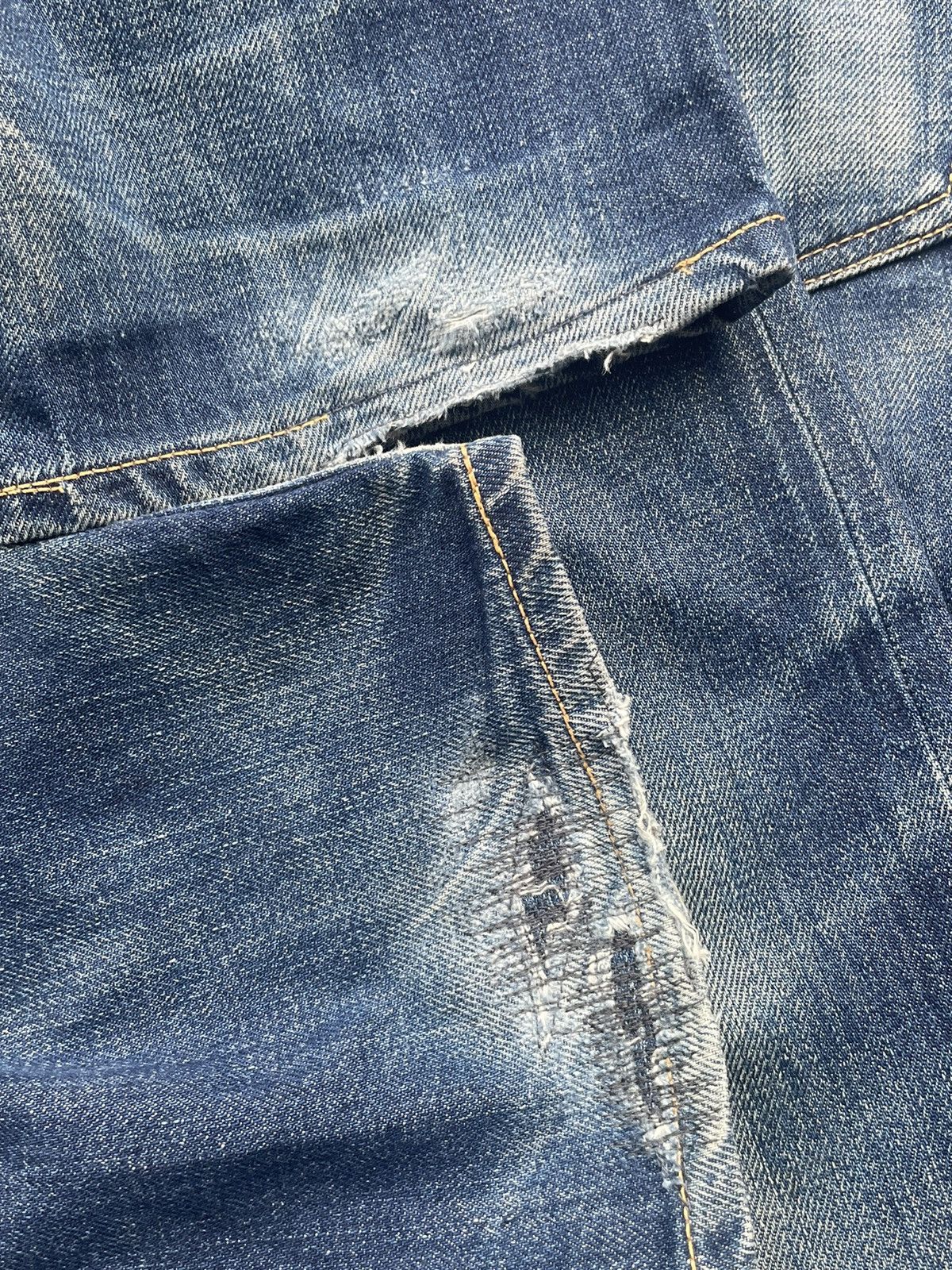 HRMTG HRM Selvedge Distresed Denim Size US 33 - 17 Thumbnail