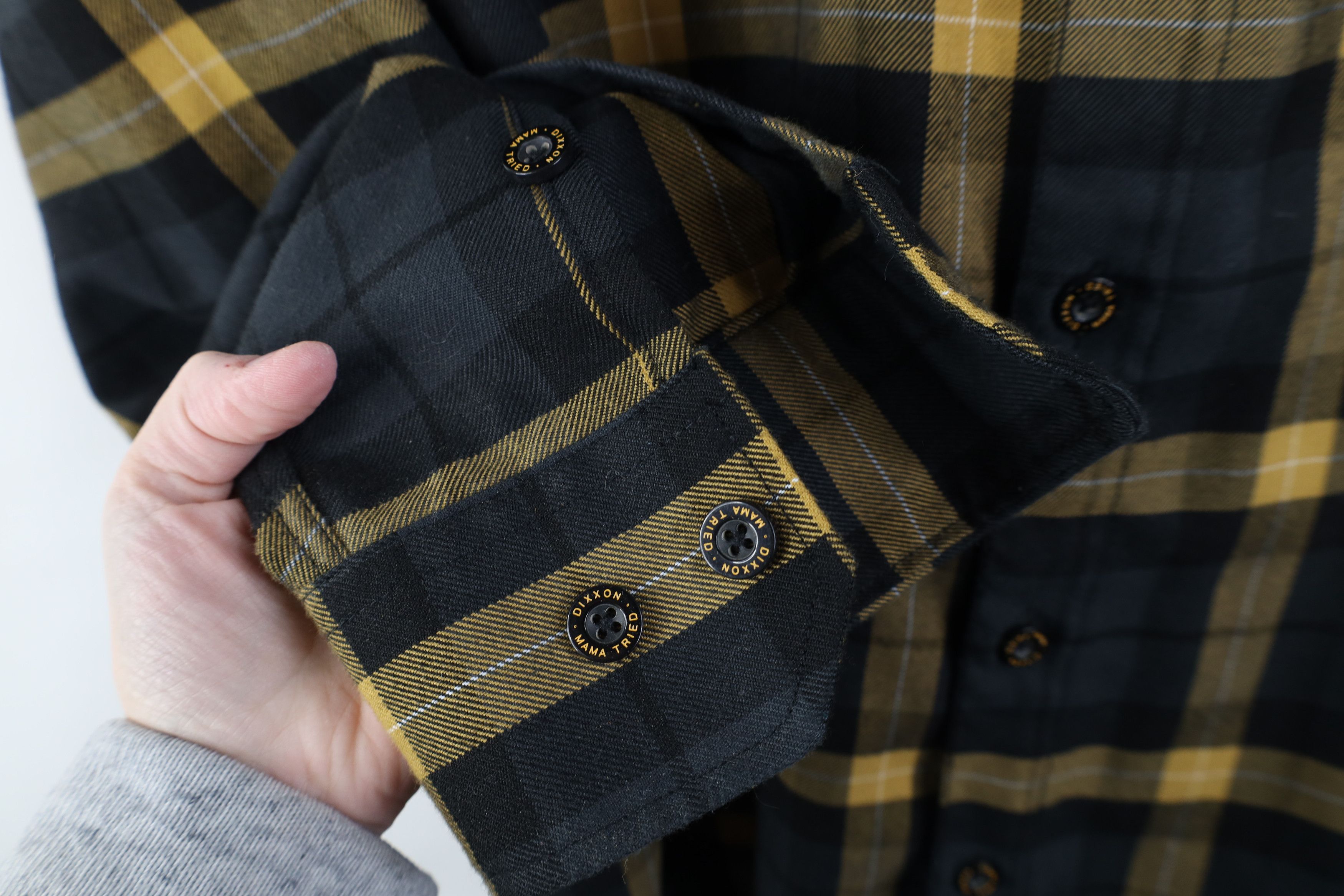 Vintage Dixxon Flannel Company Mama 10 Years Motorcycle Button Shirt Size US XL / EU 56 / 4 - 8 Thumbnail