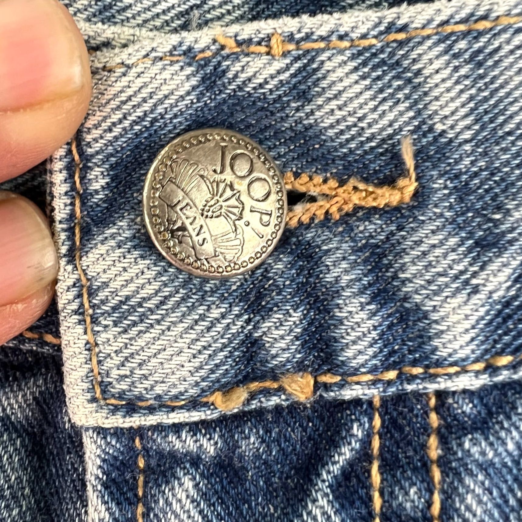 Denime VINTAGE JOOP! Pan Denim Jeans Men's Size 36 Blue Straight 90s 34W 31L Made in Germany Size US 36 / EU 52 - 5 Thumbnail