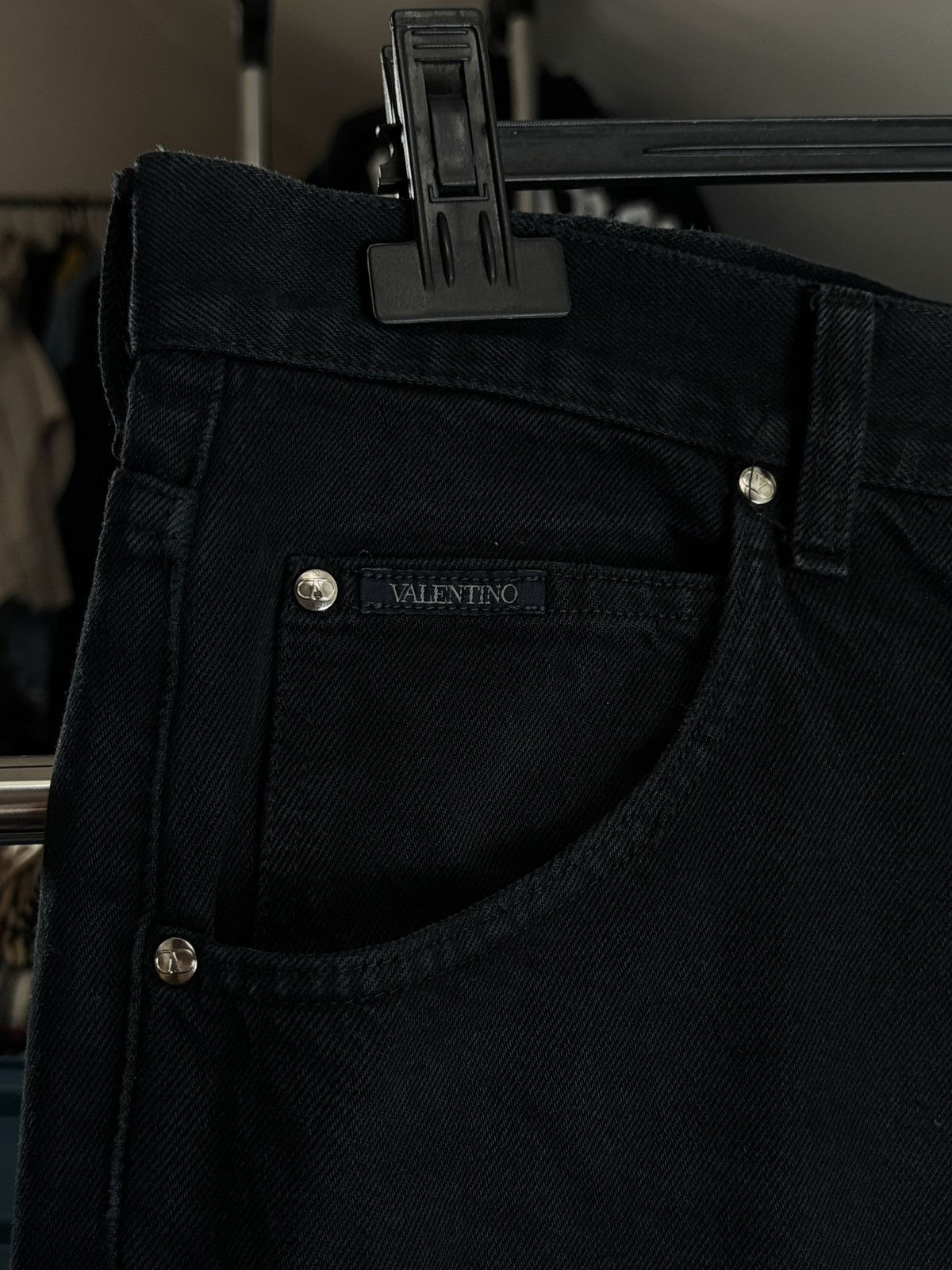 Valentino Valentino Jeans Straight Black Vintage Pants Size US 38 / EU 54 - 3 Thumbnail