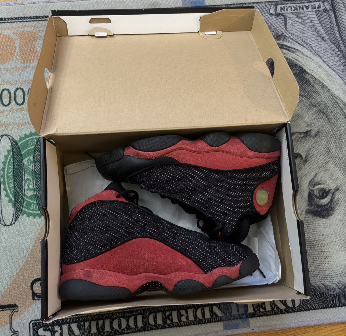 Jordan Brand Jordan 13 Bred Retro 2013 Size 8 Size US 8 / EU 41 - 1 Thumbnail