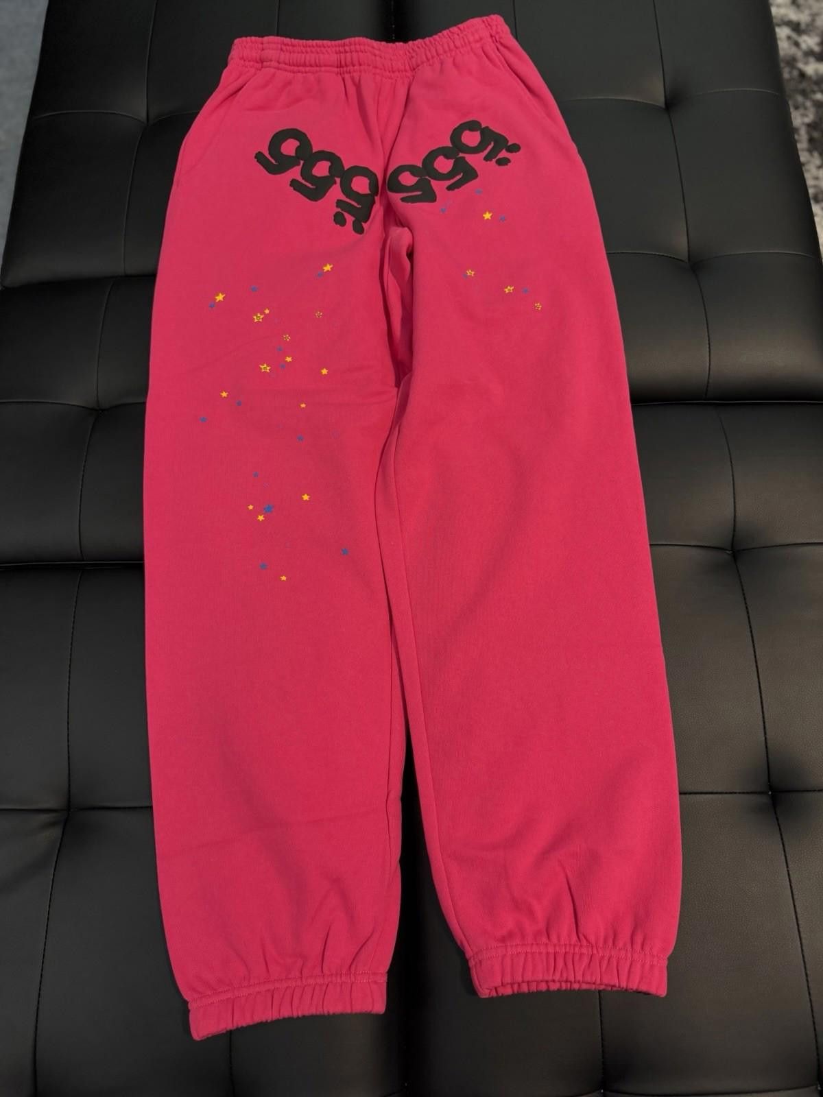 Sp5der Size XS - Sp5der Worldwide Pink Sweatpants Spider Size US 28 / EU 44 - 2 Thumbnail