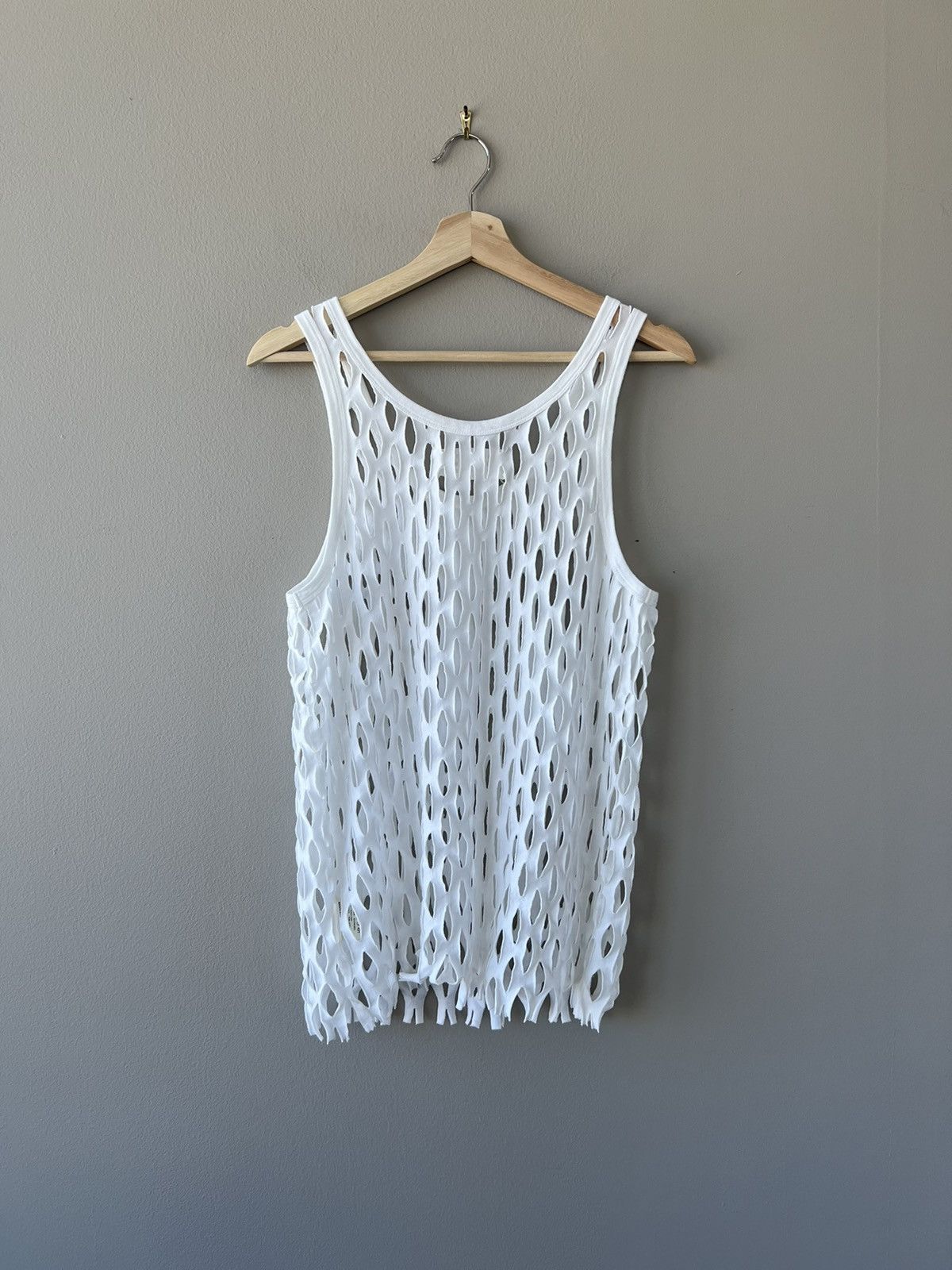 Maison Margiela SS09 Laser Cut Tank Top Size US M / EU 48-50 / 2 - 6 Thumbnail