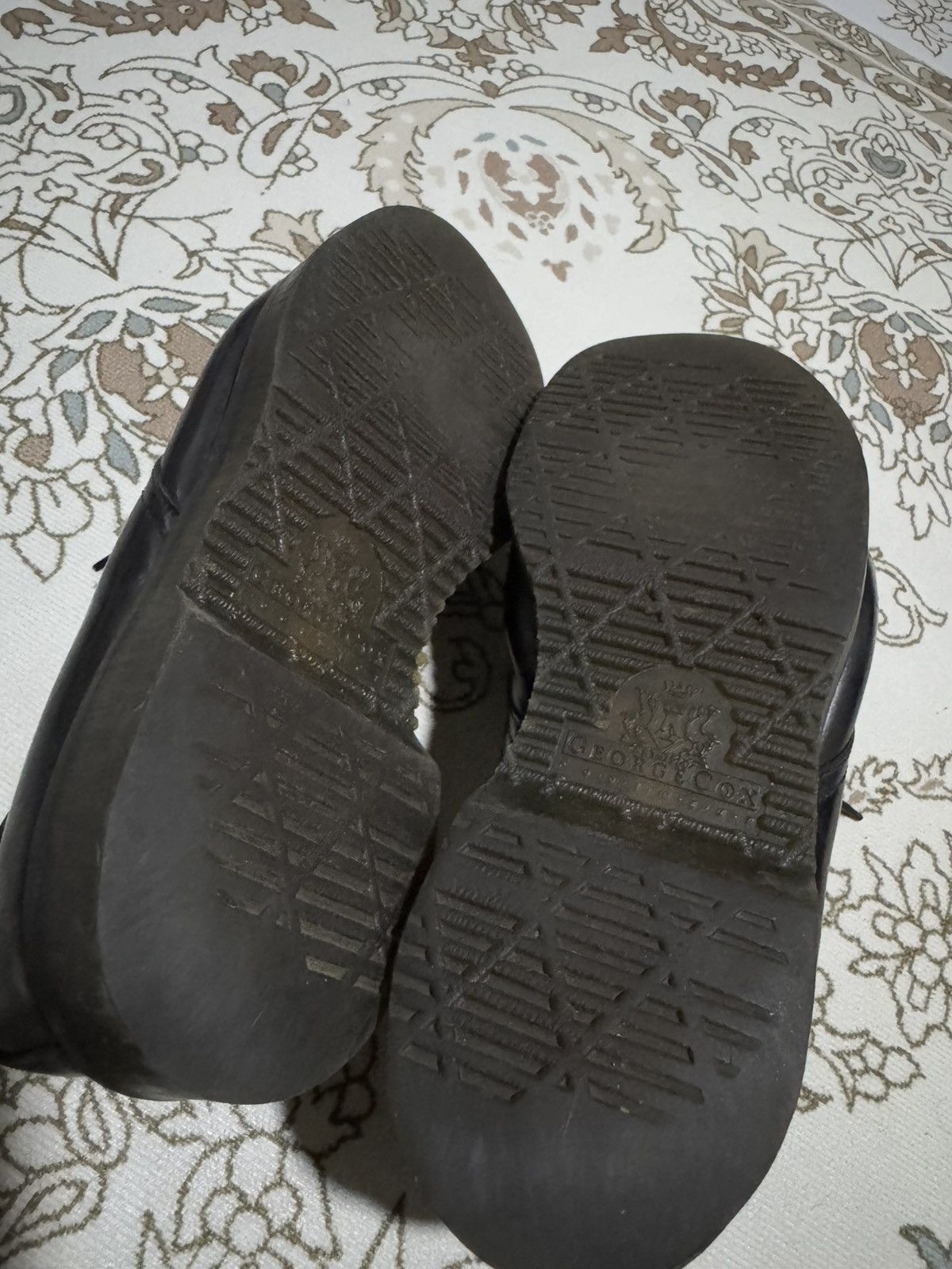 Genuine Leather × George Cox 🏴󠁧󠁢󠁥󠁮󠁧󠁿 Vtg George Cox Unisex 1461 Boanil Brush Casual Shoes Size US 10 / EU 43 - 9 Thumbnail