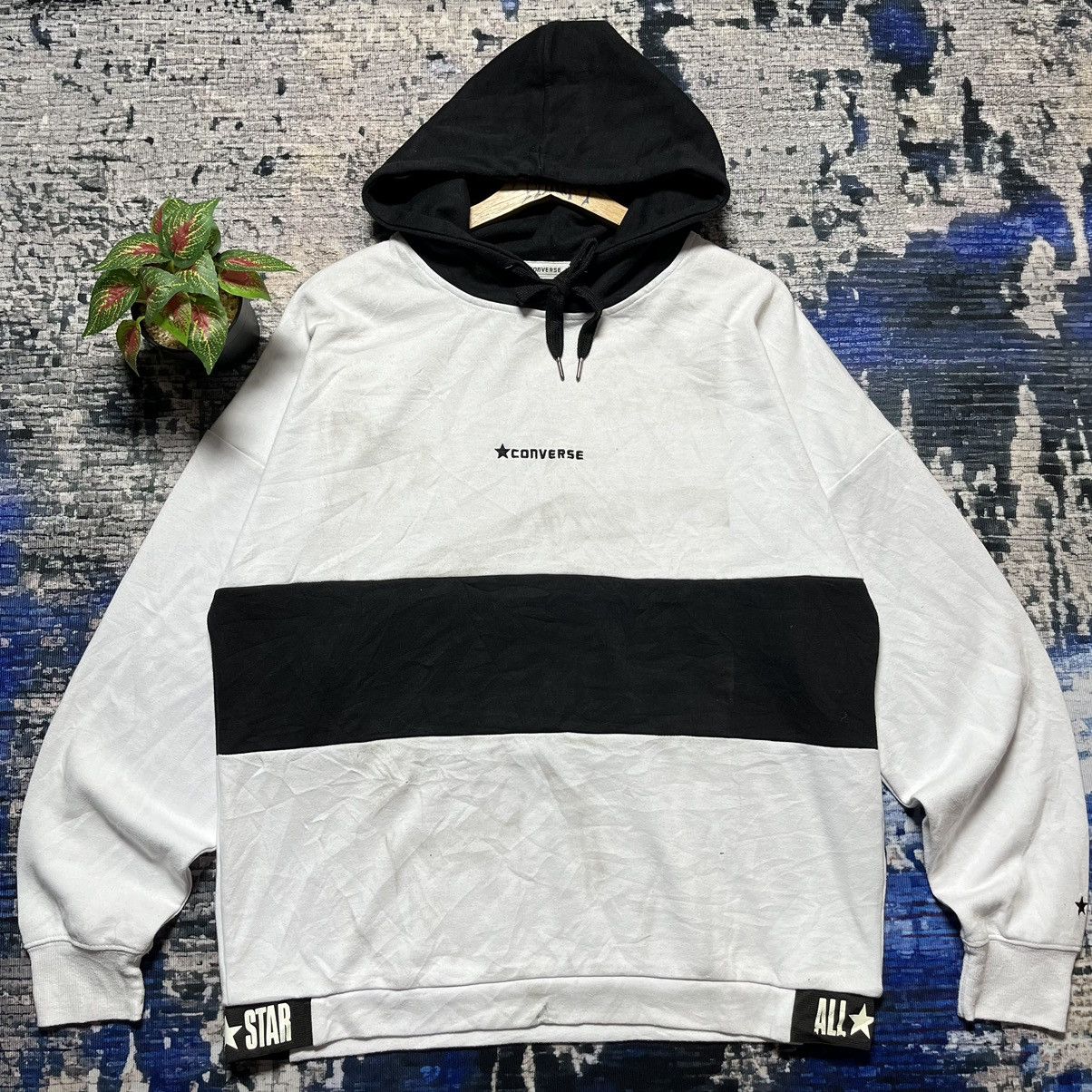 Converse × Designer RARE Convers Spell Central Logo Block Colour Hoodie Size US XL / EU 56 / 4 - 1 Thumbnail