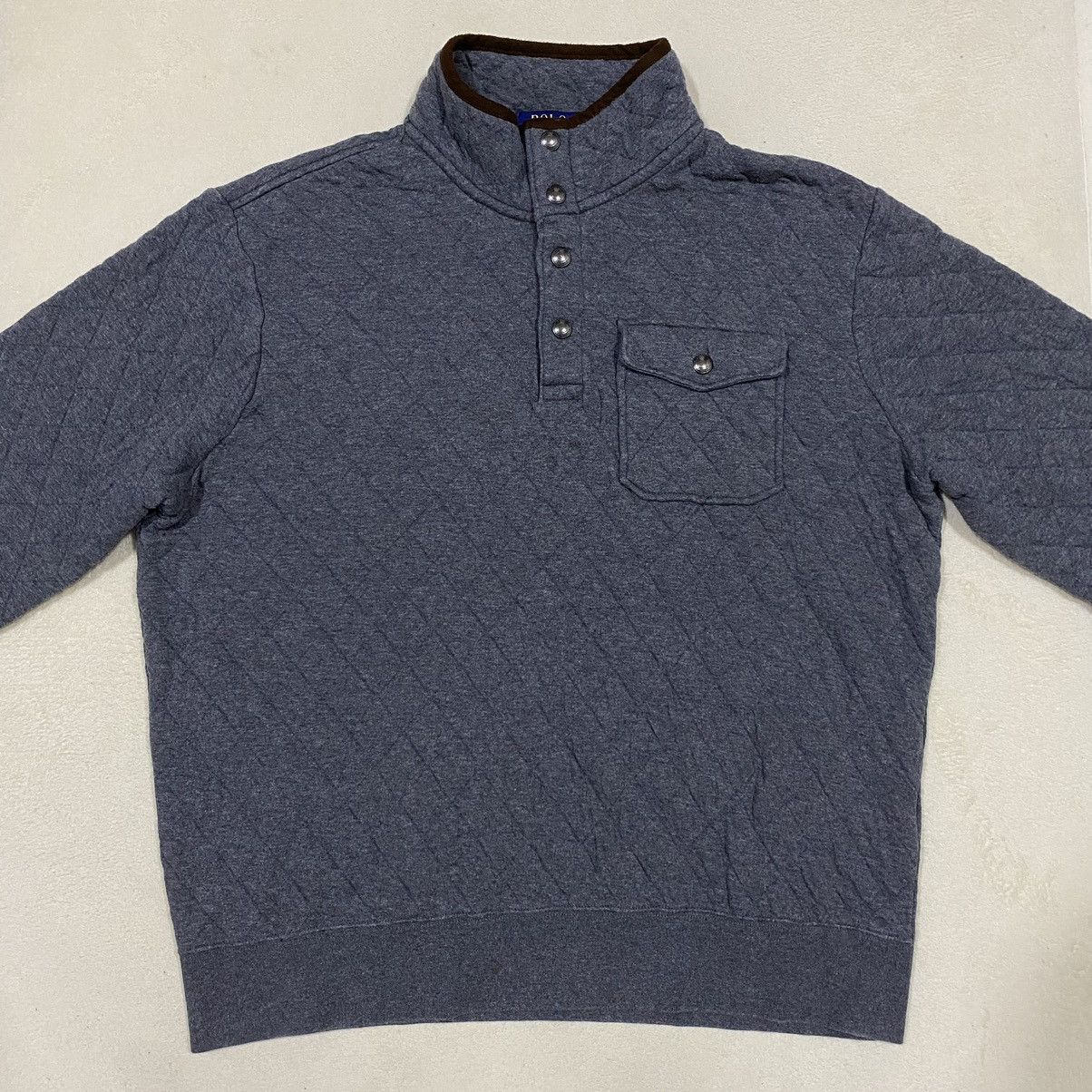 Polo Ralph Lauren POLO RALPH LAUREN Half Buttoned Sweatshirt Size US L / EU 52-54 / 3 - 1 Thumbnail