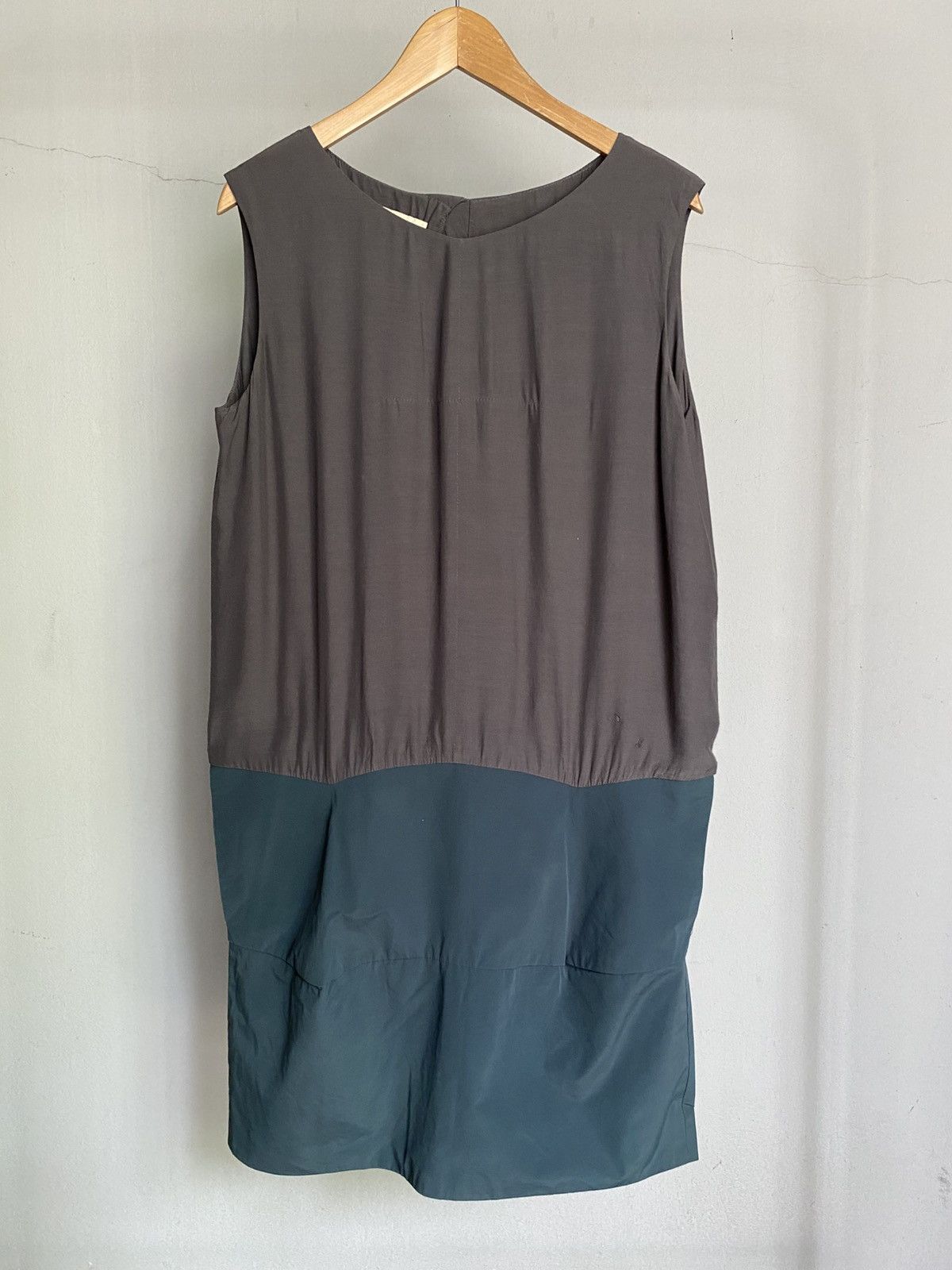 Marni MARNI Brown Top and Navy Blue Skirt Mini Dress Size XS / US 0-2 / IT 36-38 - 14 Thumbnail